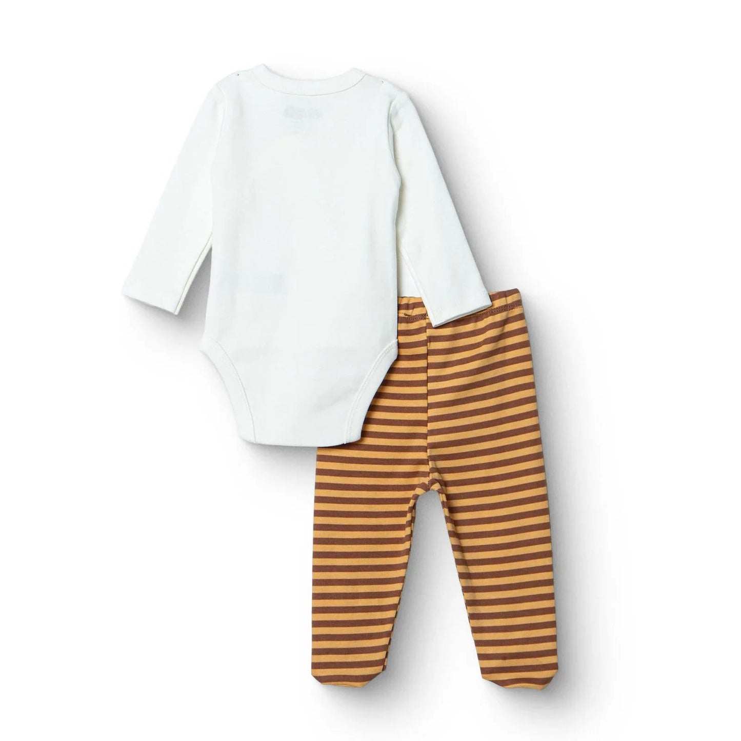 HelloBaby Newborn Body - Footed Bottom - Ecru - mezetto ebebek ebebek
