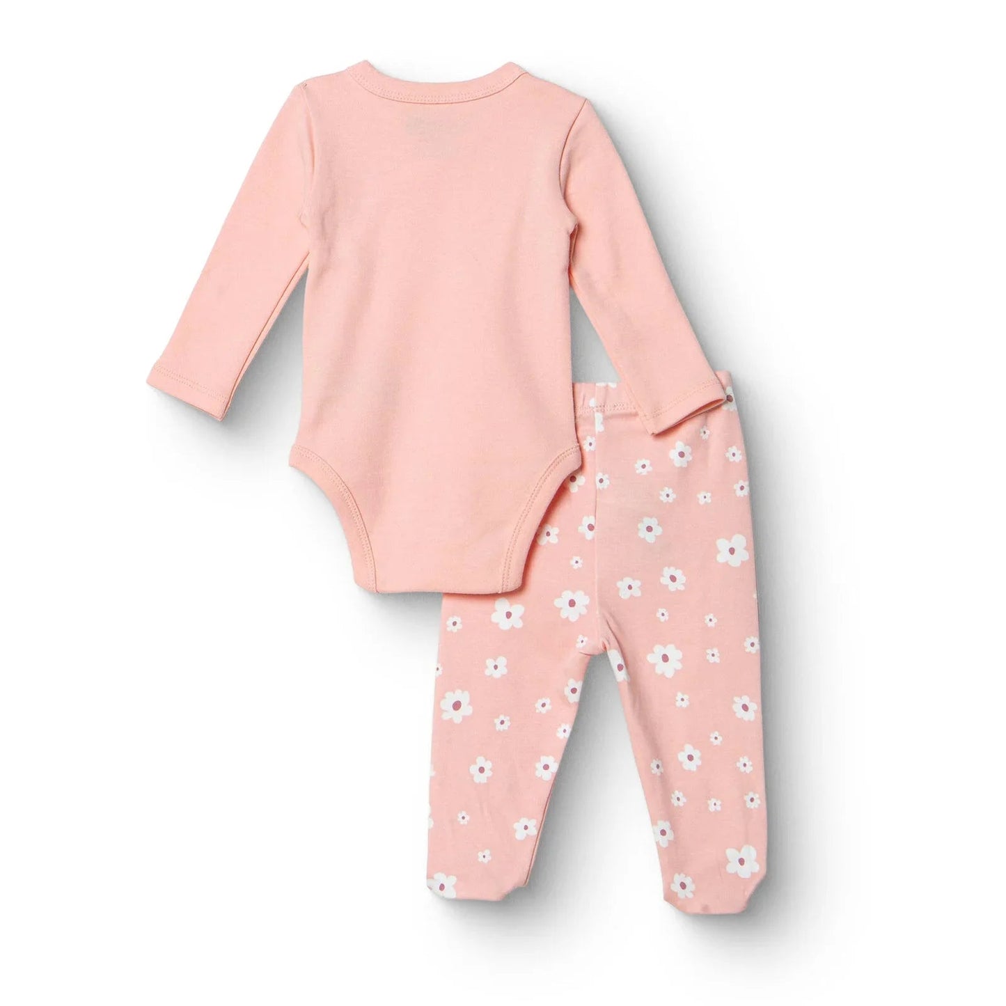 HelloBaby Newborn Body - Footed Bottom - Pink - mezetto ebebek ebebek