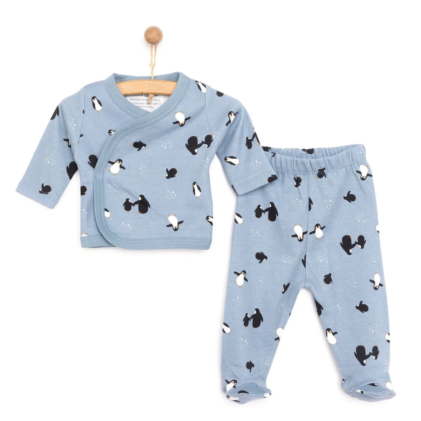 HelloBaby Newborn Body - Light Blue - mezetto ebebek ebebek
