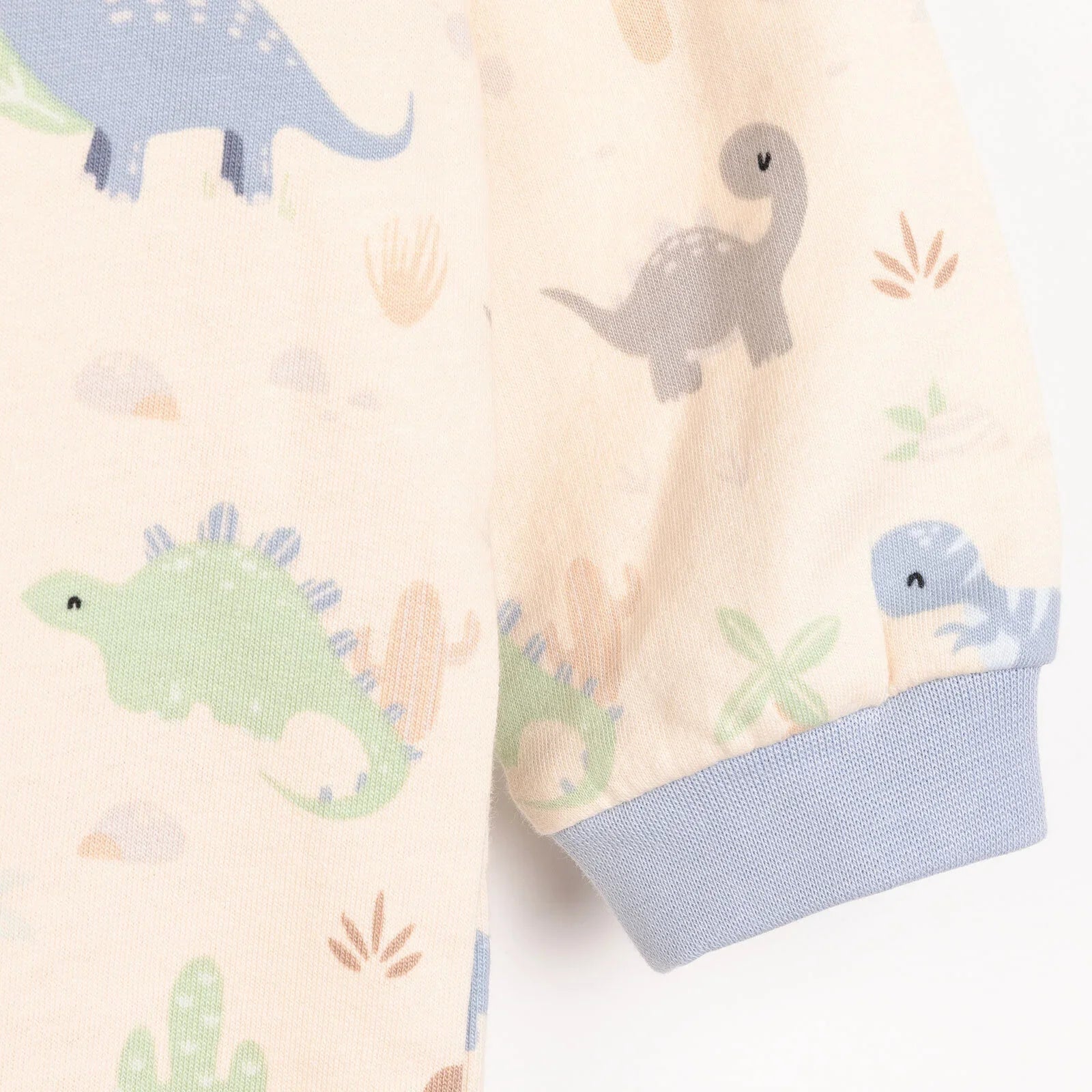 HelloBaby Newborn Boy Hooded Jumpsuit - Ecru - mezetto ebebek ebebek