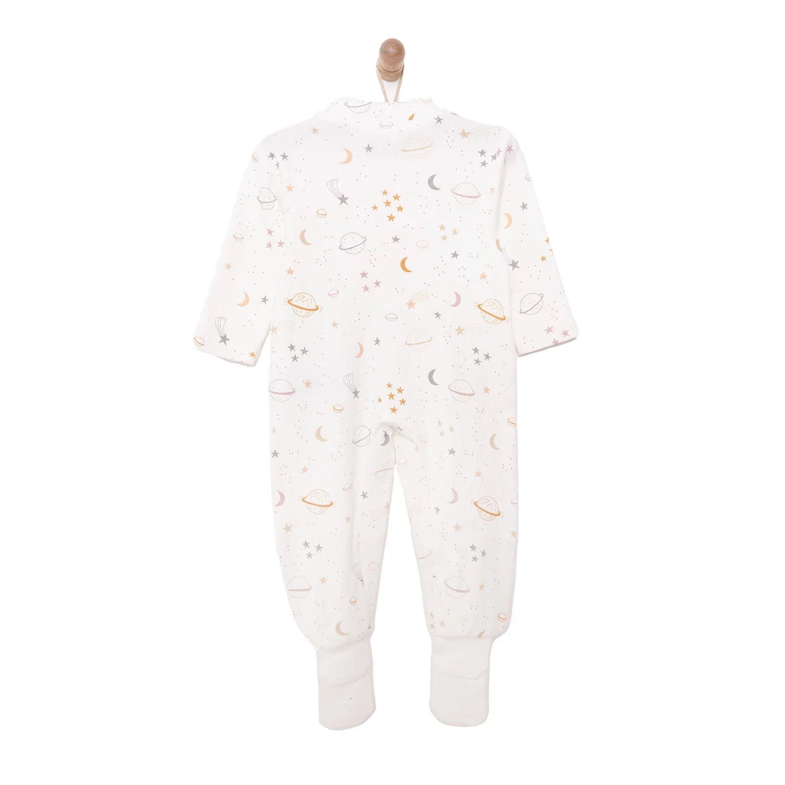 HelloBaby Newborn Boy Jumpsuit - Beige - mezetto ebebek ebebek