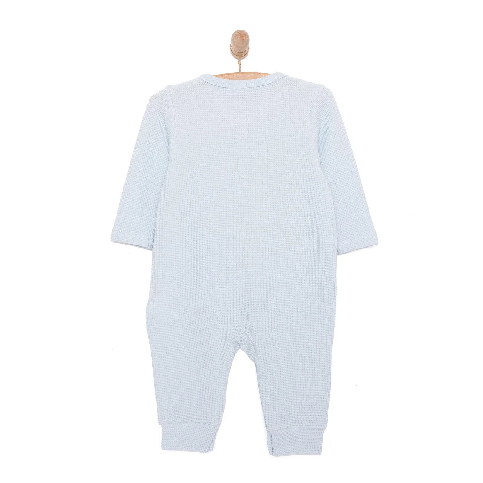 HelloBaby Newborn Boy Jumpsuit - Light Blue - mezetto ebebek ebebek