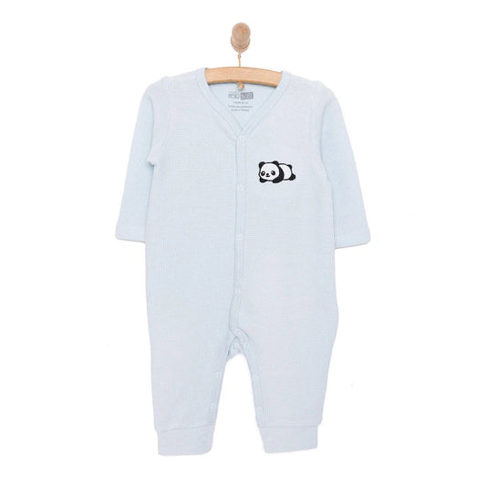 HelloBaby Newborn Boy Jumpsuit - Light Blue - mezetto ebebek ebebek