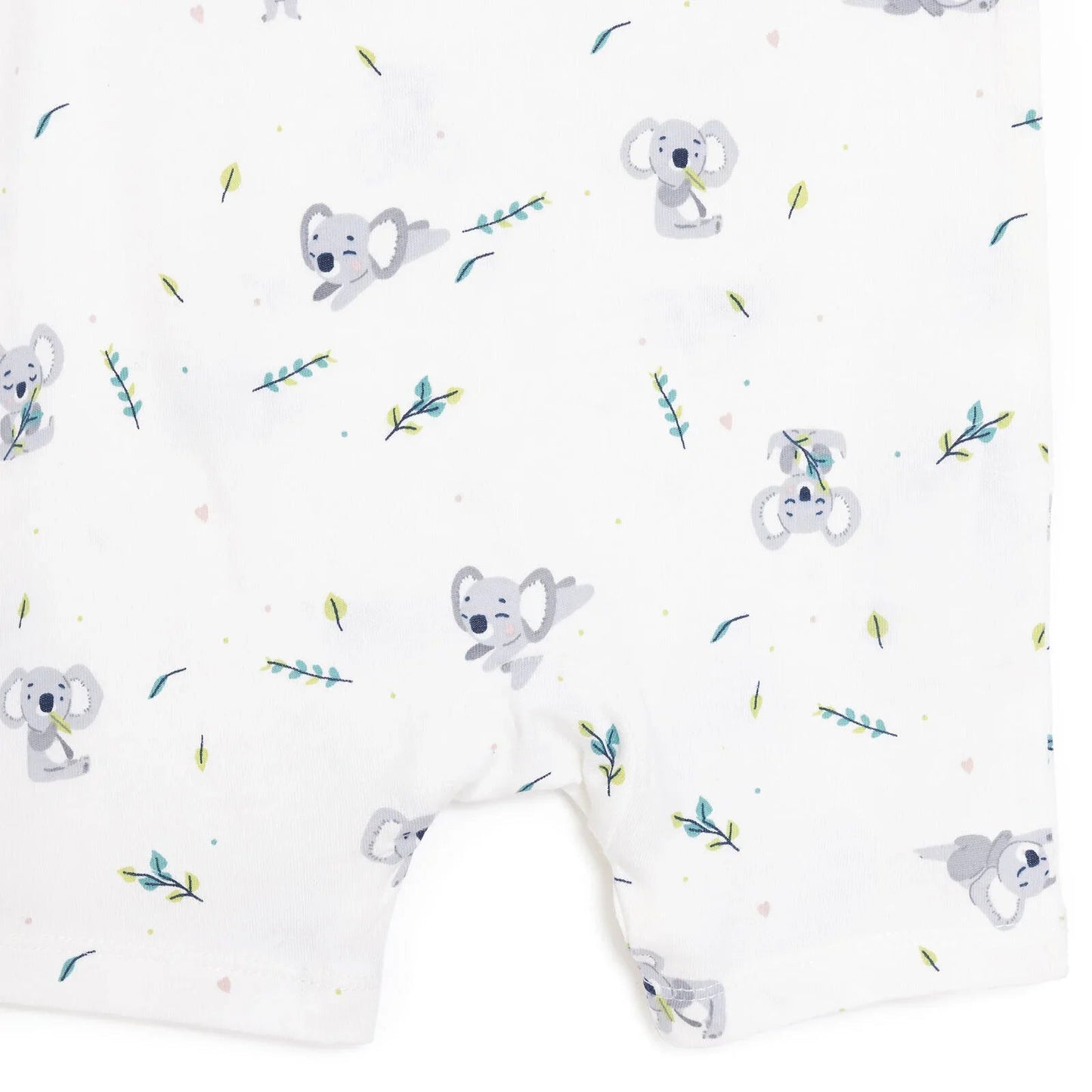 HelloBaby Newborn Boy Short Overalls - Ecru - mezetto ebebek ebebek