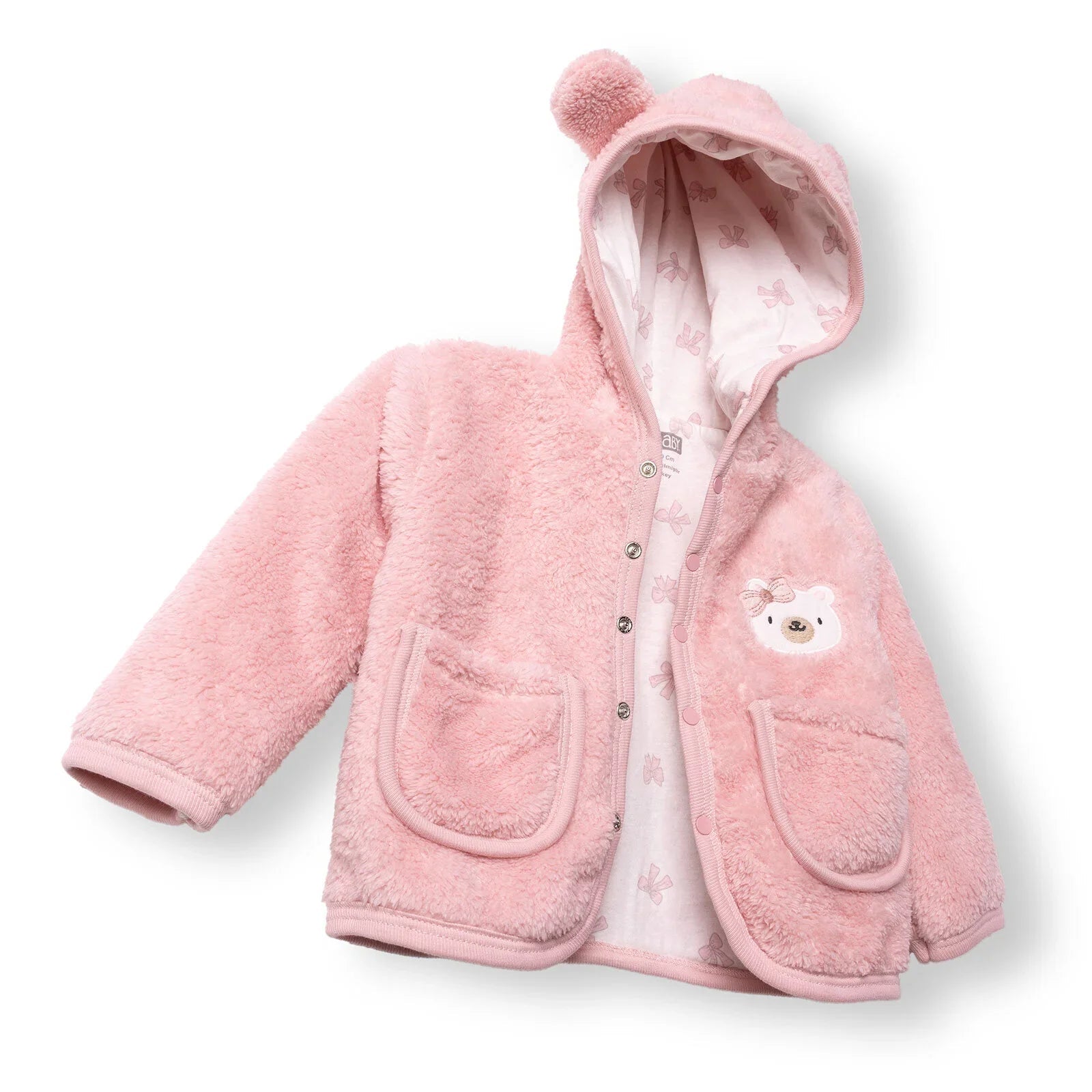 HelloBaby Newborn Cardigan - Pink - mezetto ebebek ebebek