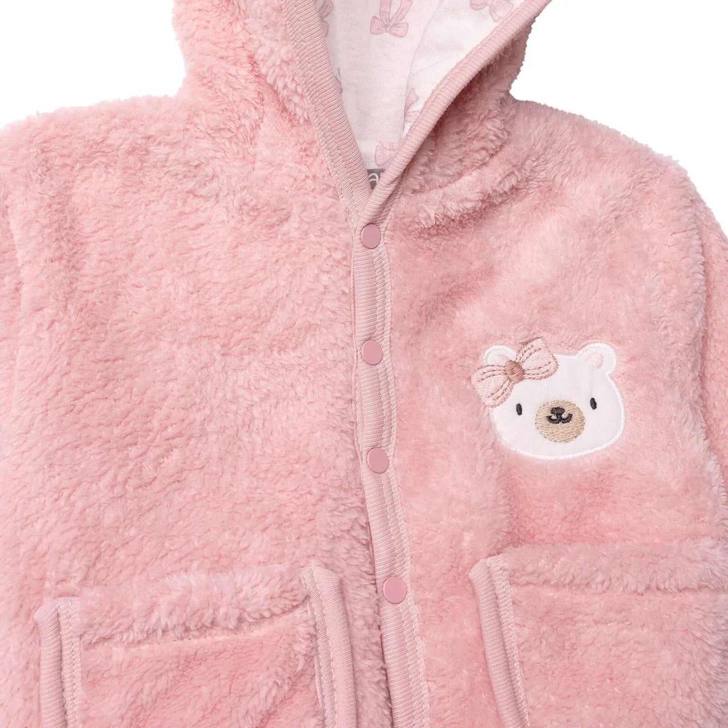 HelloBaby Newborn Cardigan - Pink - mezetto ebebek ebebek