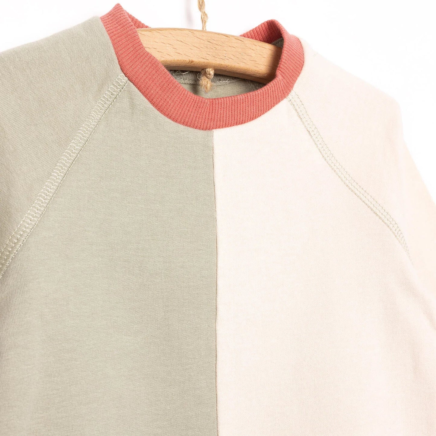 HelloBaby Newborn Colour Block Sweatshirt - Green - mezetto ebebek ebebek