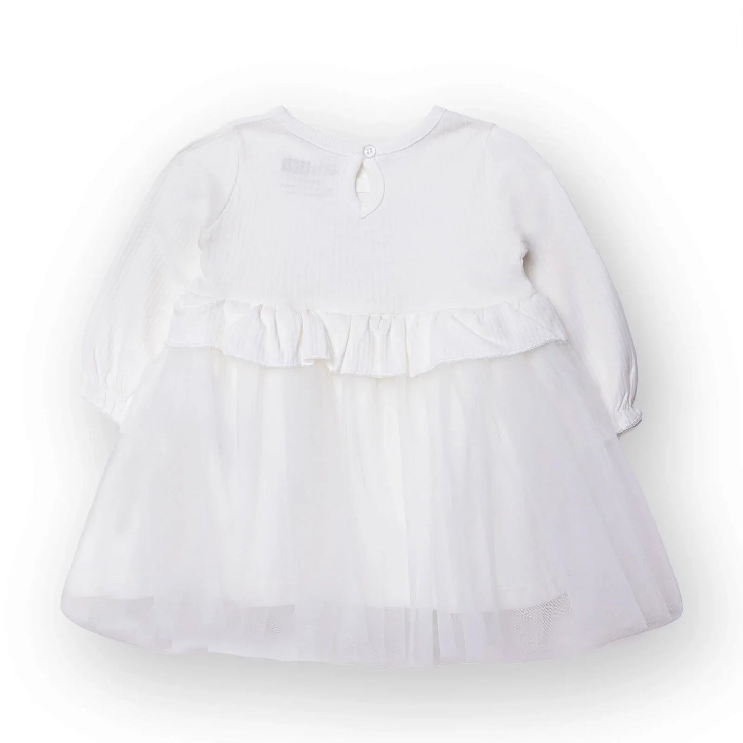 HelloBaby Newborn Dress - Ecru - mezetto ebebek ebebek