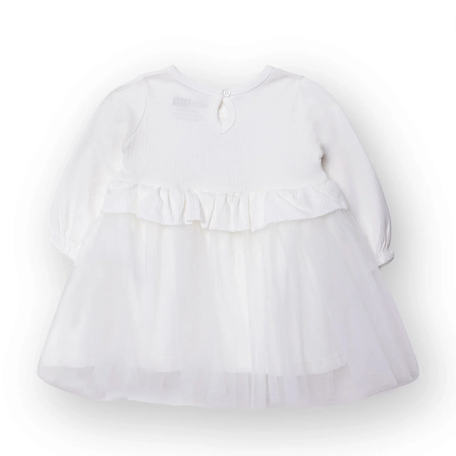 HelloBaby Newborn Dress - Ecru - mezetto ebebek ebebek