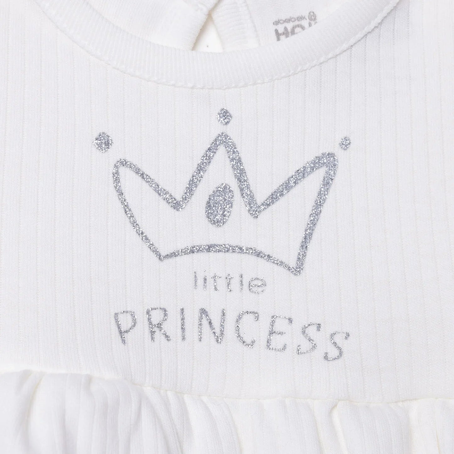 HelloBaby Newborn Dress - Ecru - mezetto ebebek ebebek