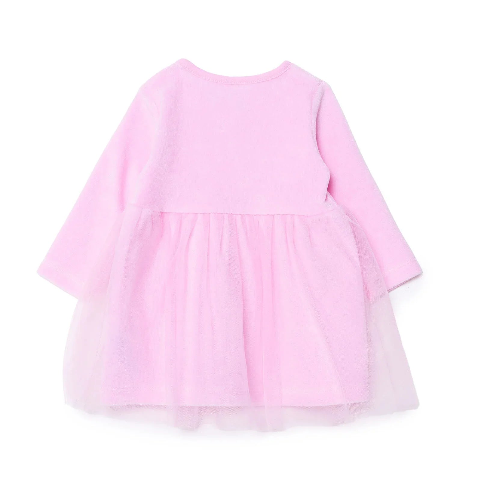 HelloBaby Newborn Dress - Pink - mezetto ebebek ebebek