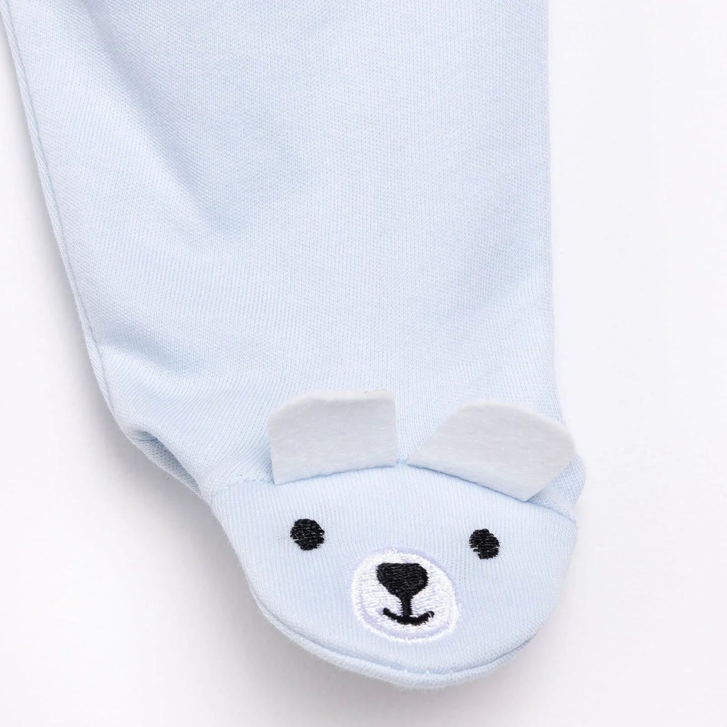 HelloBaby Newborn Footed Bottom - Blue - mezetto ebebek ebebek