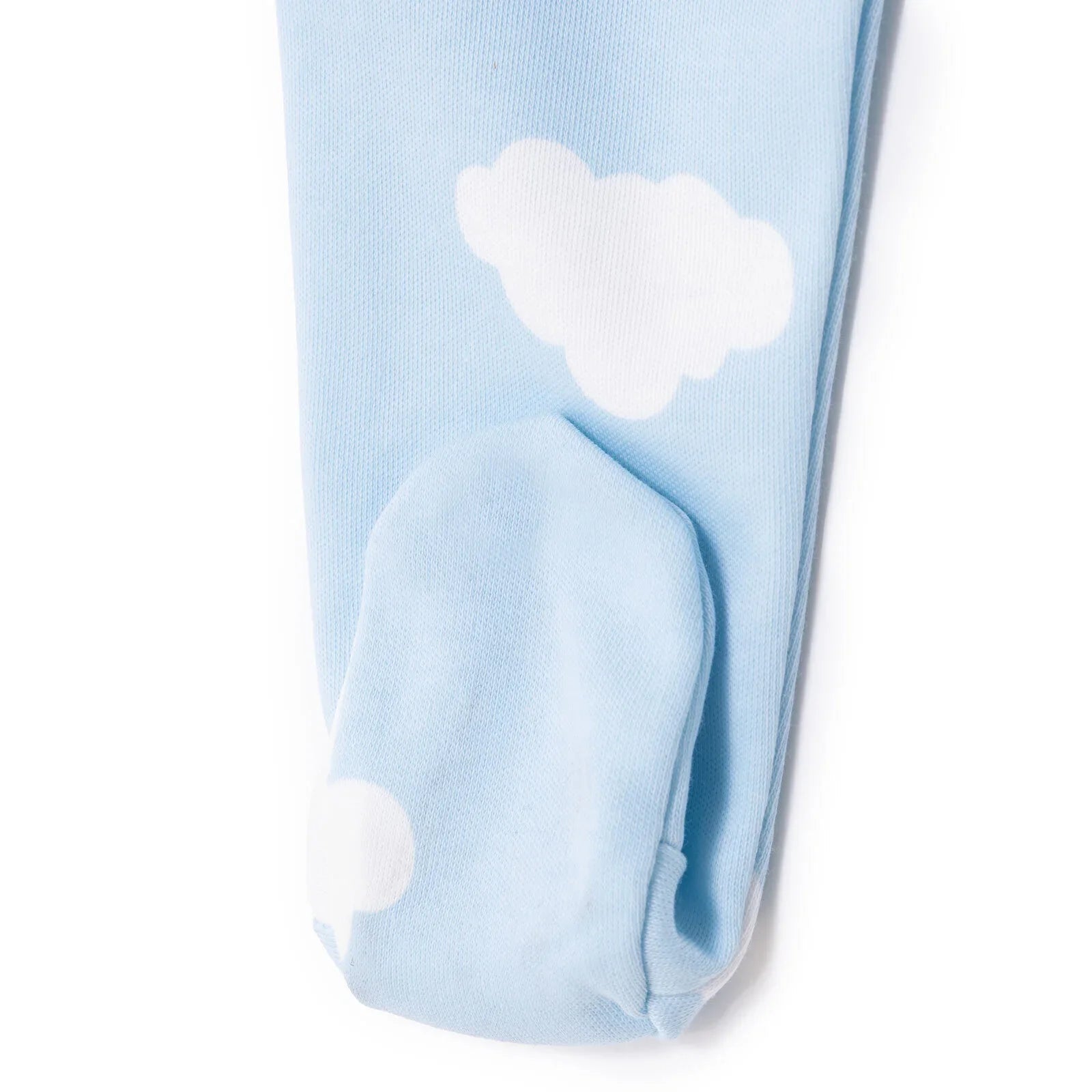 HelloBaby Newborn Footed Jumpsuit - Light Blue - mezetto ebebek ebebek
