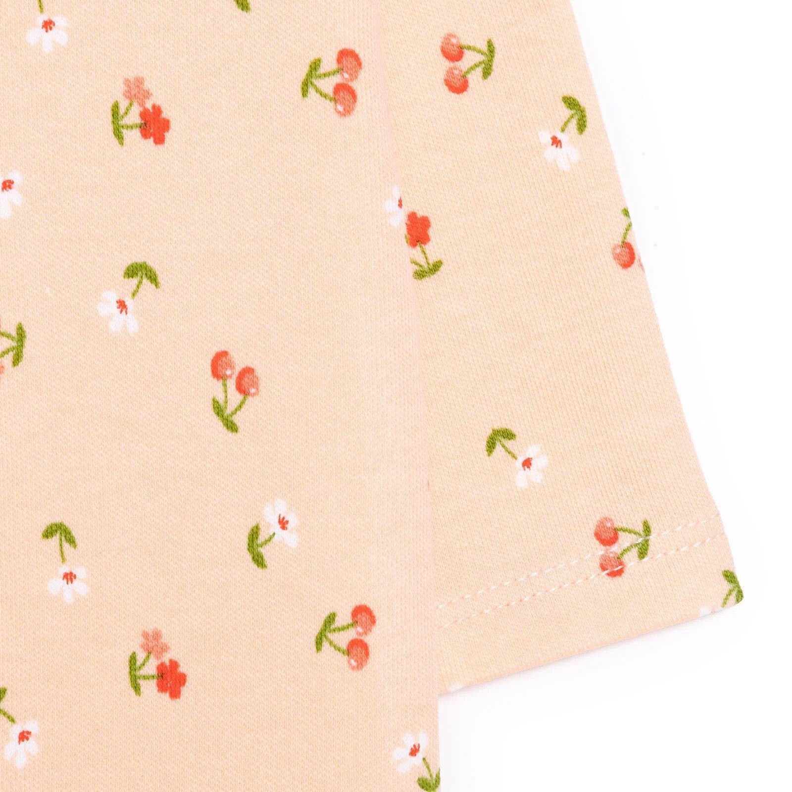 HelloBaby Newborn Footed Jumpsuit - Salmon - mezetto ebebek ebebek
