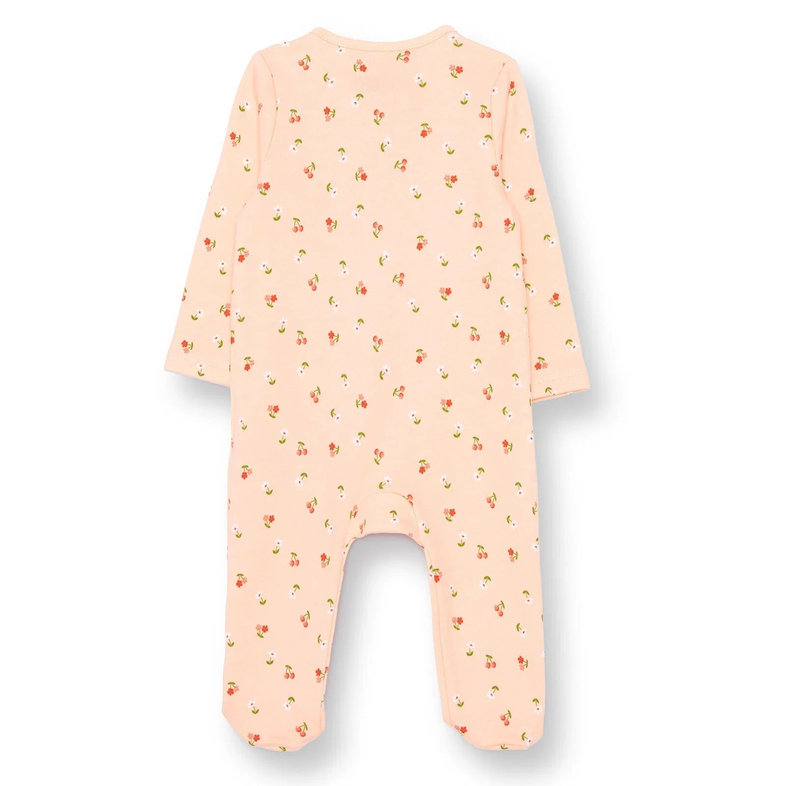 HelloBaby Newborn Footed Jumpsuit - Salmon - mezetto ebebek ebebek