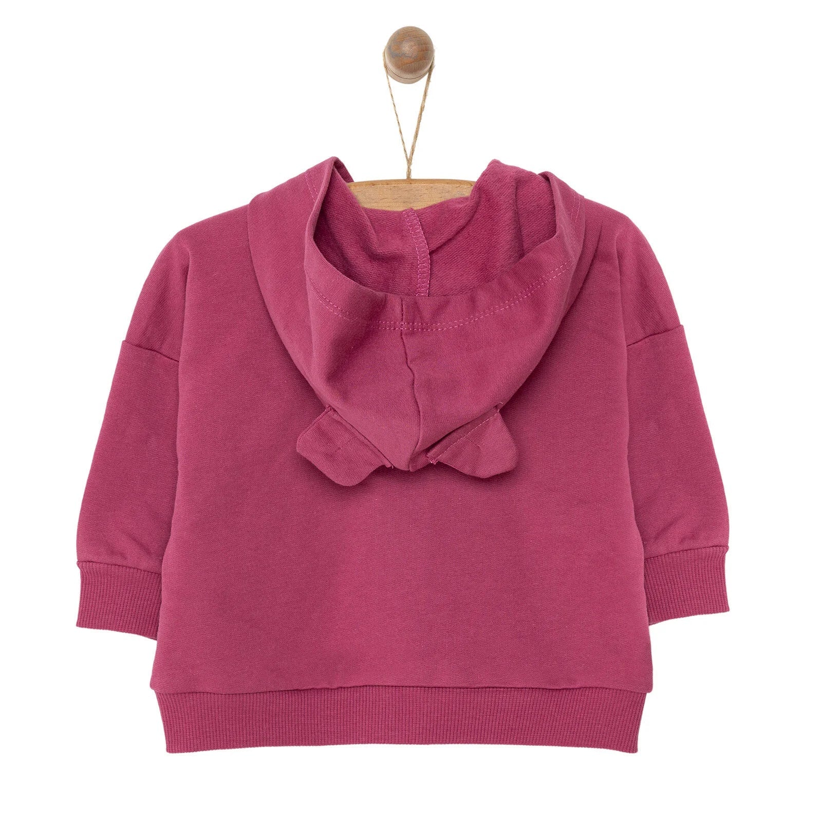 HelloBaby Newborn Girl Cardigan - Damson - mezetto ebebek ebebek