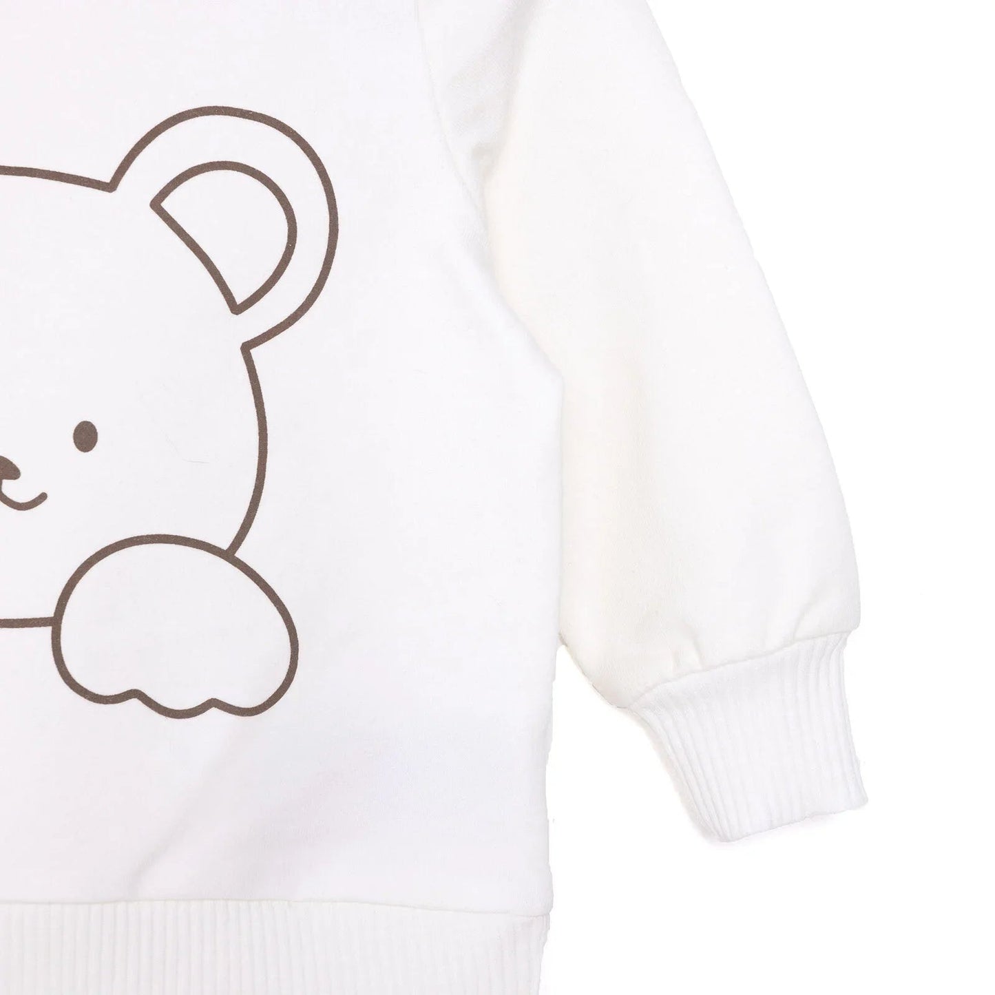 HelloBaby Newborn Girl Cat Printed Sweatshirt - mezetto ebebek ebebek