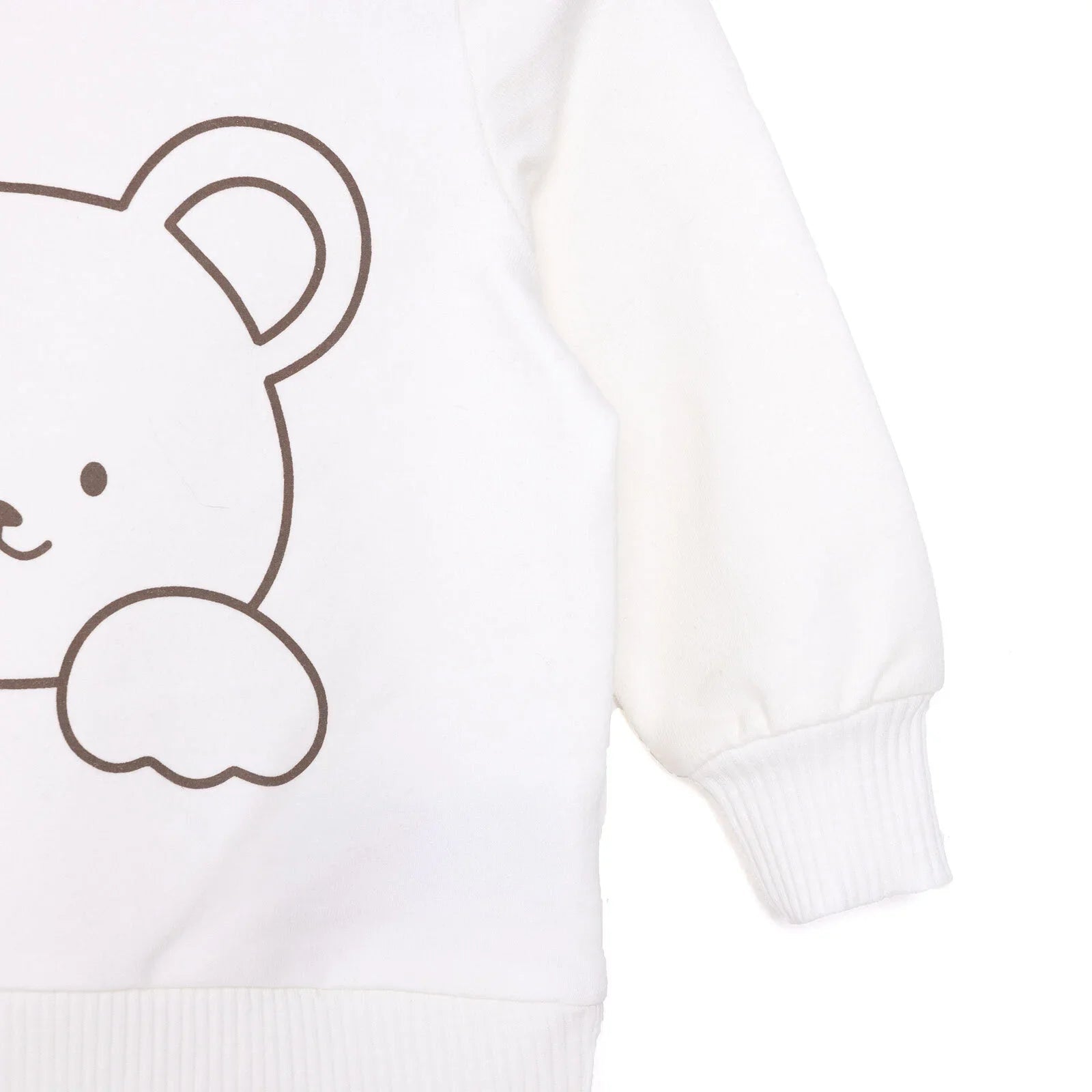 HelloBaby Newborn Girl Cat Printed Sweatshirt - mezetto ebebek ebebek