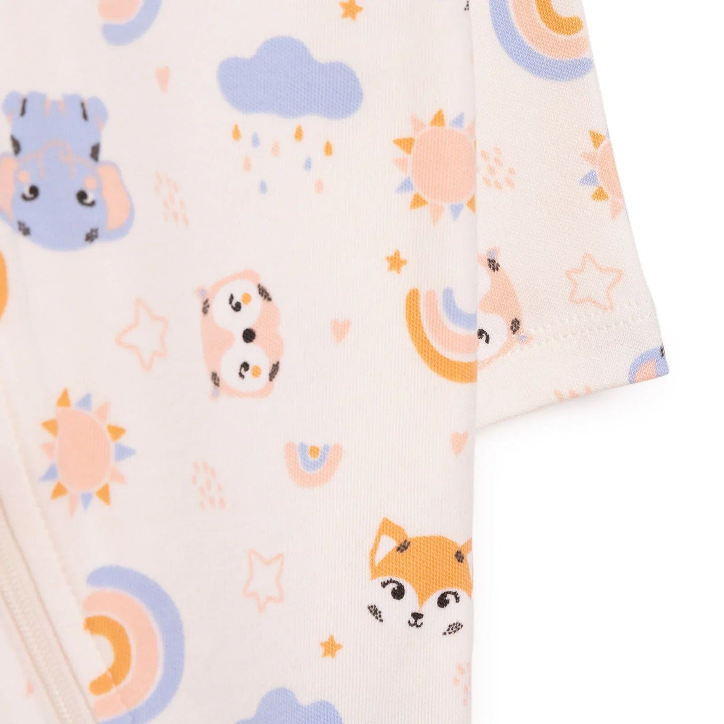 HelloBaby Newborn Girl Footed Jumpsuit - Beige - mezetto ebebek ebebek