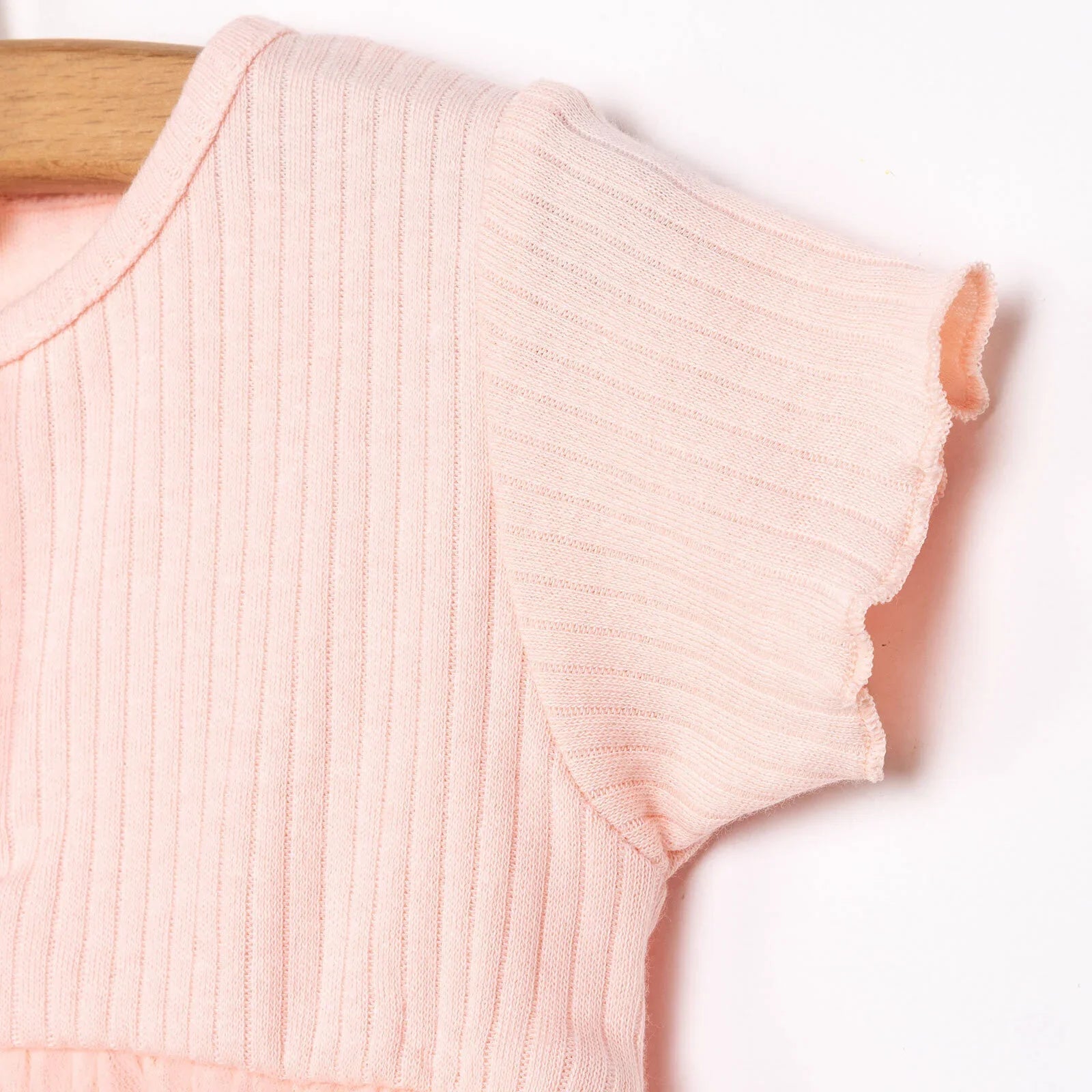 HelloBaby Newborn Girl Tulle Dress - Salmon - mezetto ebebek ebebek