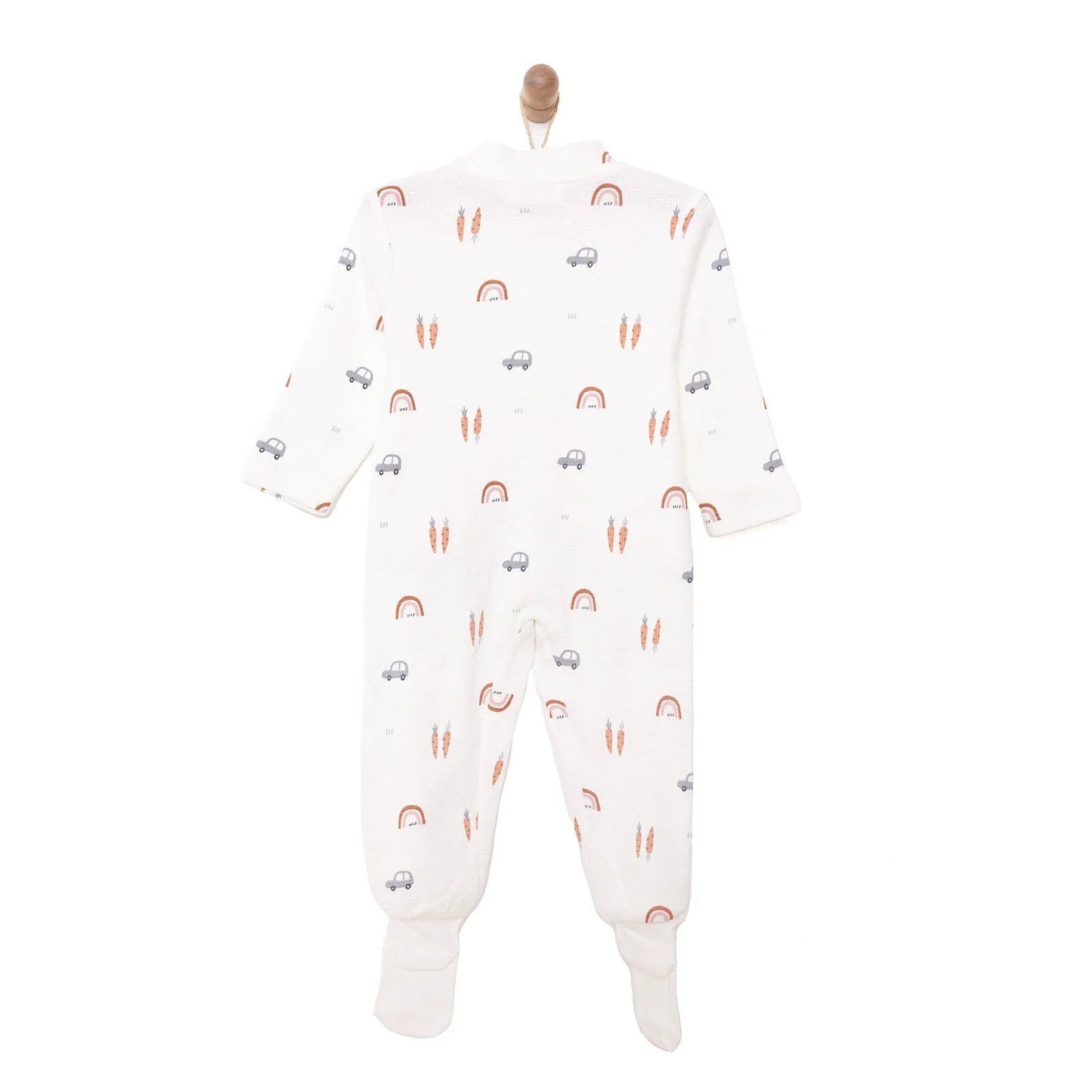 HelloBaby Newborn Jumpsuit - Beige - mezetto ebebek ebebek