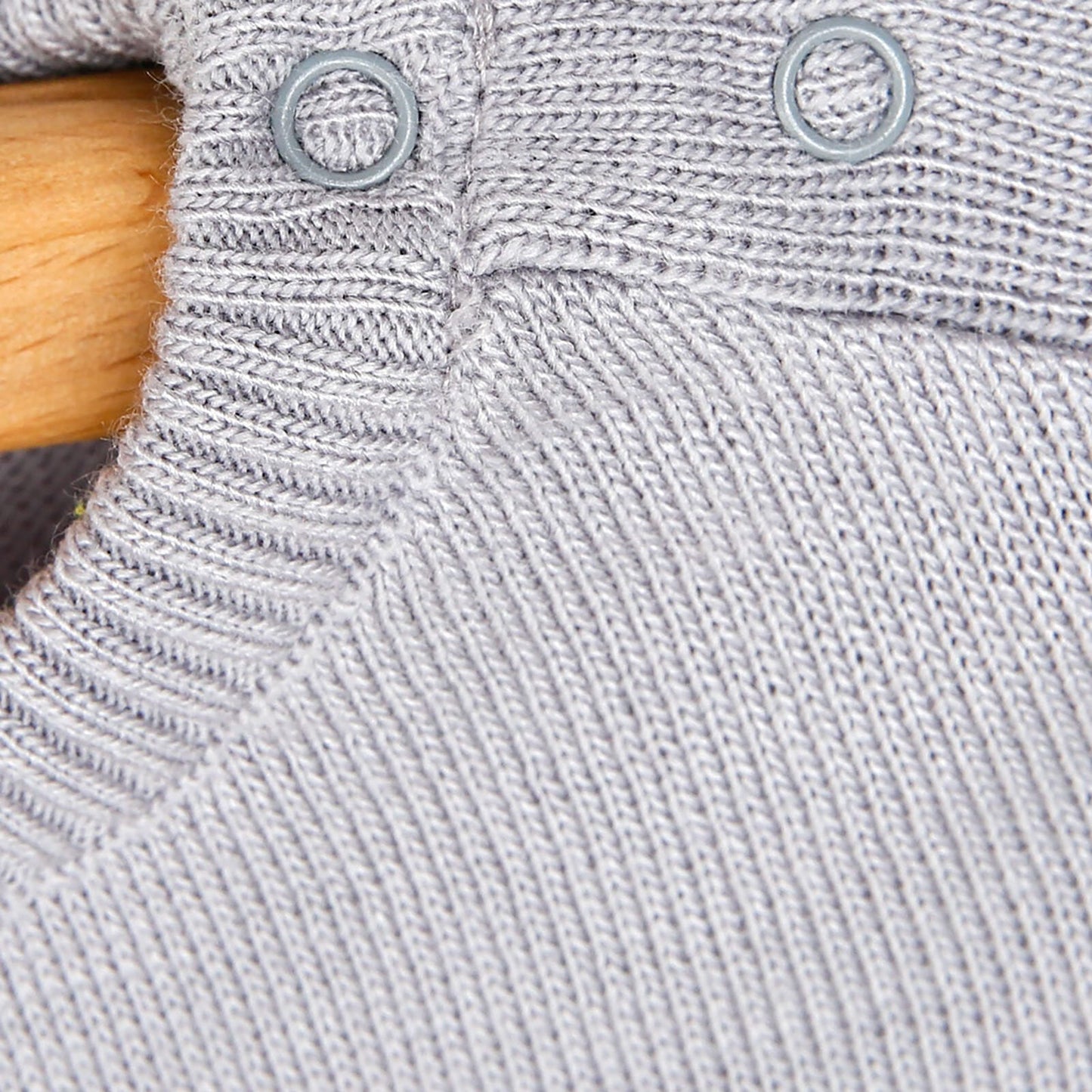 HelloBaby Newborn Knit Baby Elephant Jumpsuit - Grey - mezetto ebebek ebebek