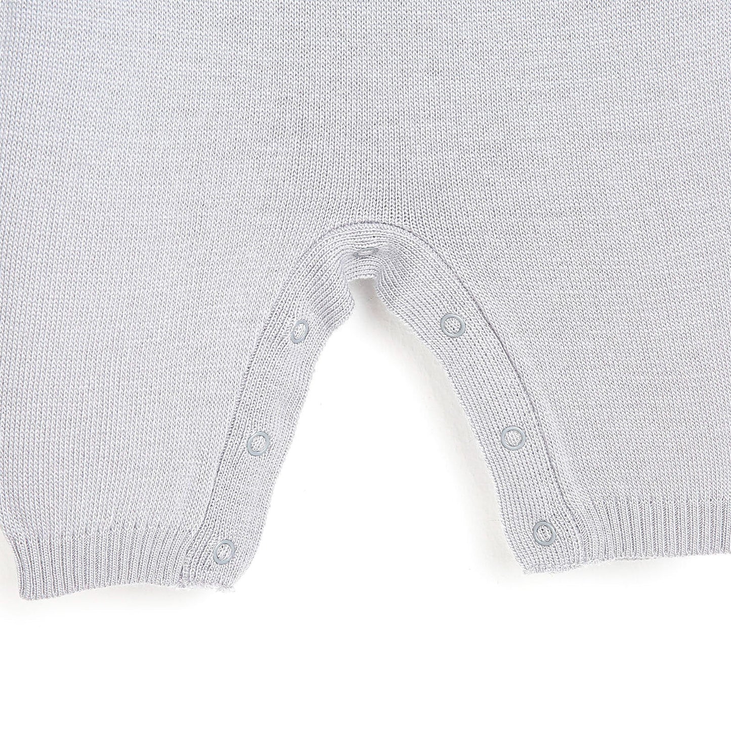 HelloBaby Newborn Knit Baby Elephant Jumpsuit - Grey - mezetto ebebek ebebek