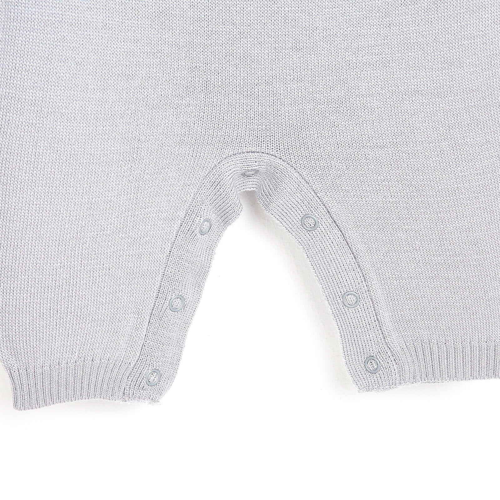 HelloBaby Newborn Knit Baby Elephant Jumpsuit - Grey - mezetto ebebek ebebek