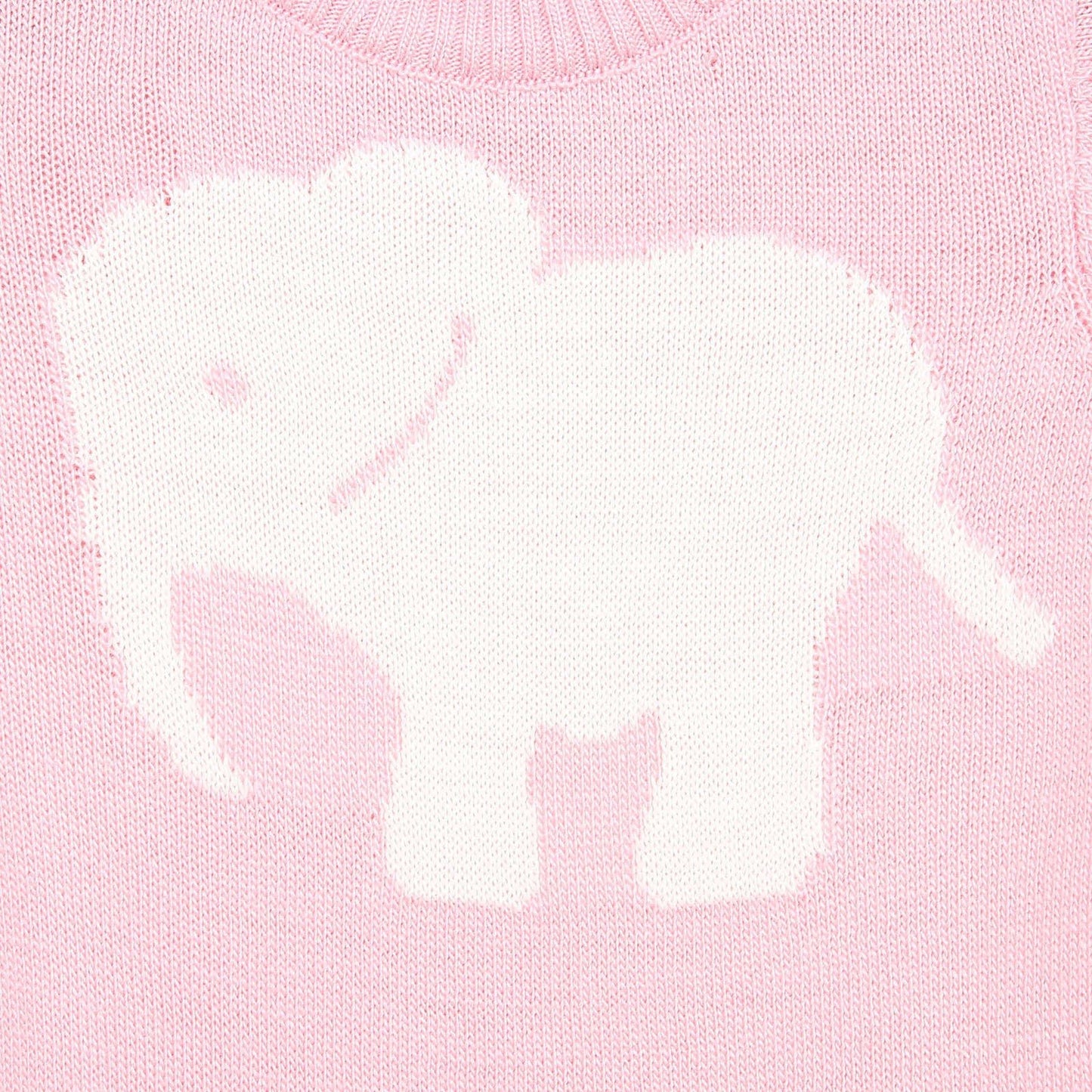 HelloBaby Newborn Knit Baby Elephant Jumpsuit - Light Pink - mezetto ebebek ebebek