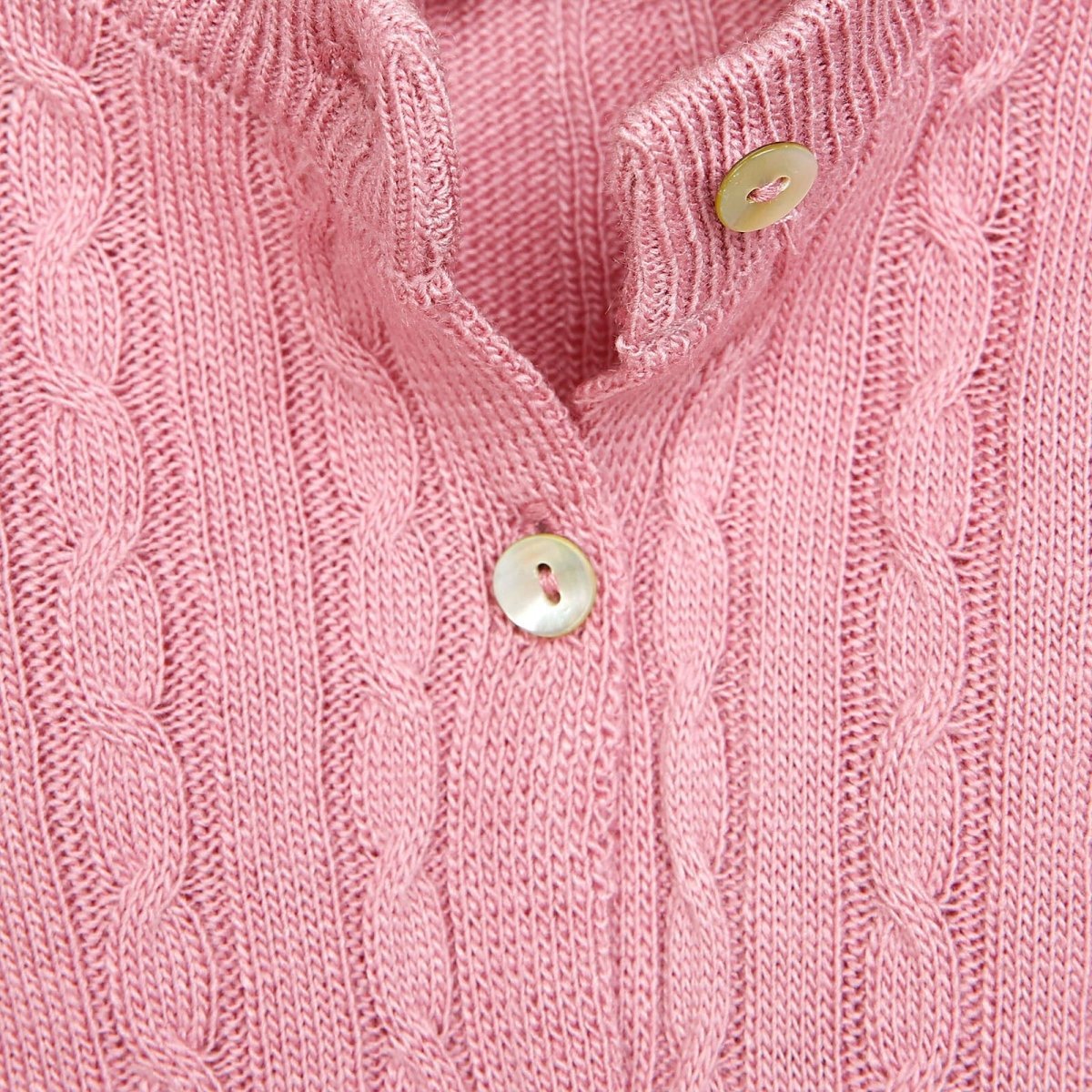 HelloBaby Newborn Knit Cardigan - Light Rose - mezetto ebebek ebebek