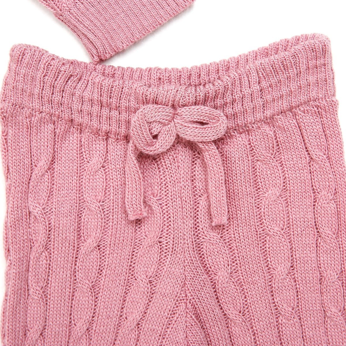 HelloBaby Newborn Knit Cardigan - Light Rose - mezetto ebebek ebebek