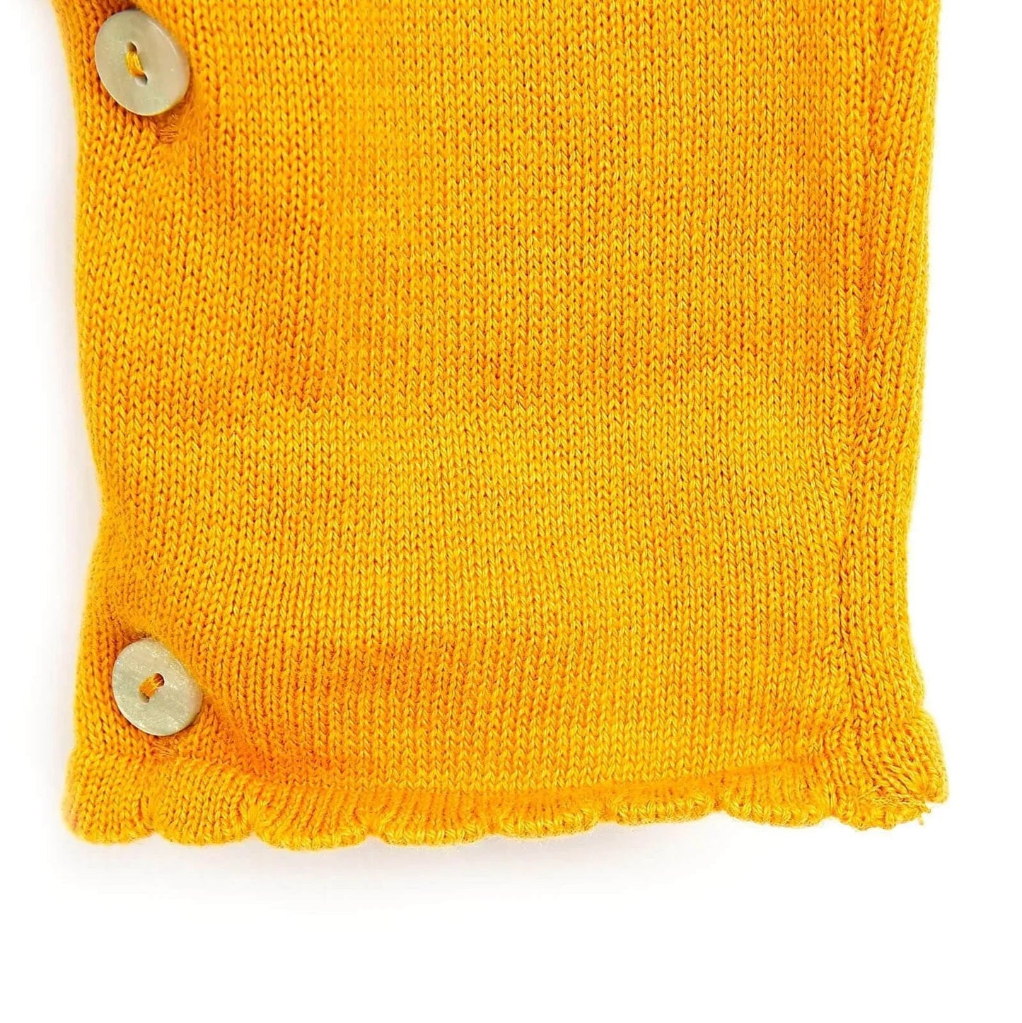 HelloBaby Newborn Knit Ruffled Jumpsuit - Mustard - mezetto ebebek ebebek
