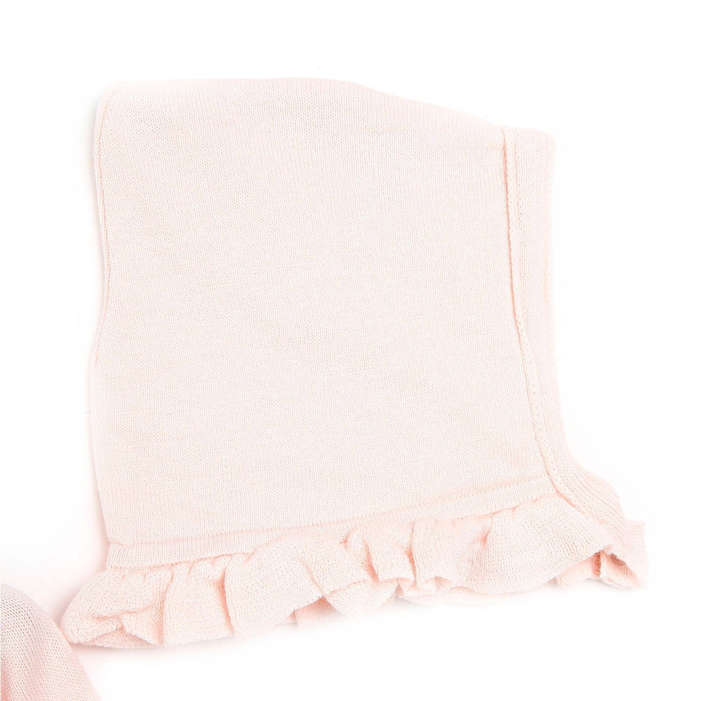 HelloBaby Newborn Knit Ruffled Jumpsuit - Salmon - mezetto ebebek ebebek