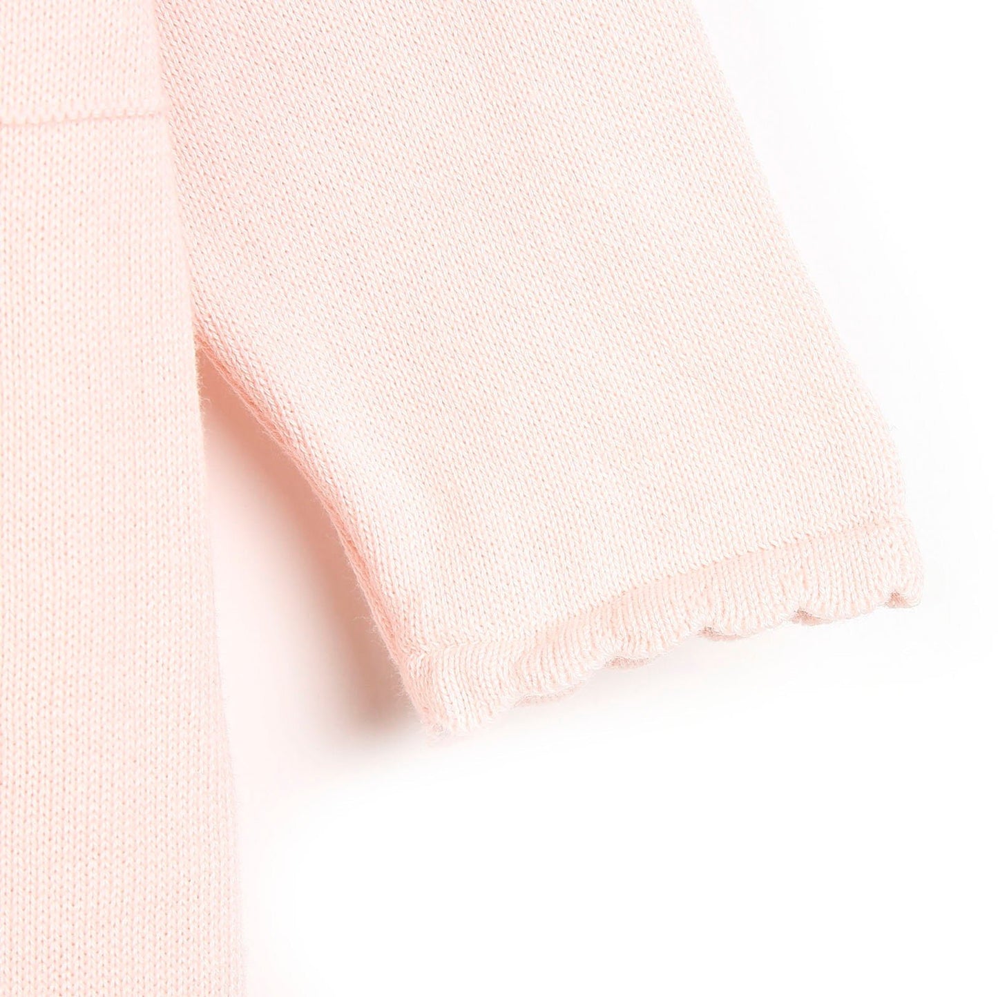 HelloBaby Newborn Knit Ruffled Jumpsuit - Salmon - mezetto ebebek ebebek
