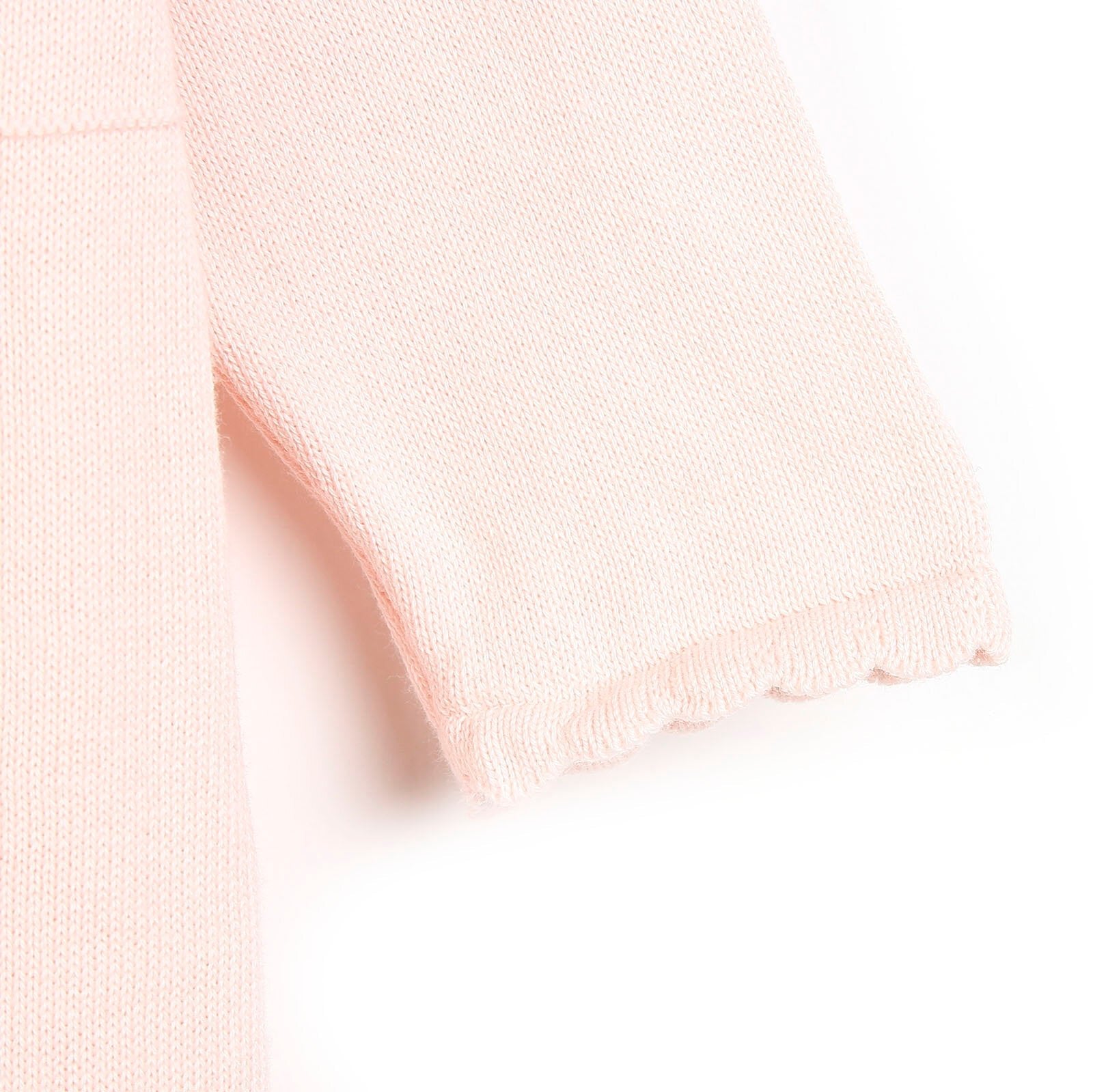 HelloBaby Newborn Knit Ruffled Jumpsuit - Salmon - mezetto ebebek ebebek