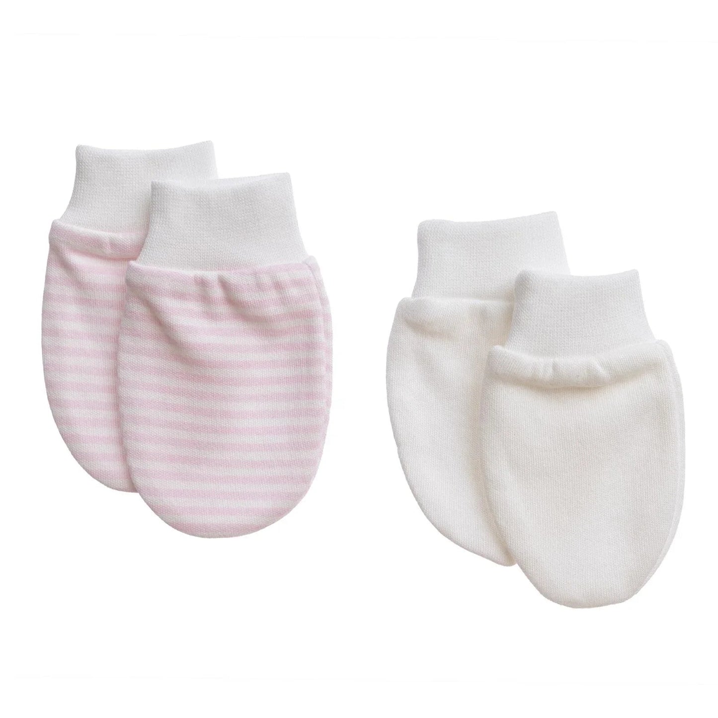 HelloBaby Newborn Mittens - Ecru - mezetto ebebek ebebek