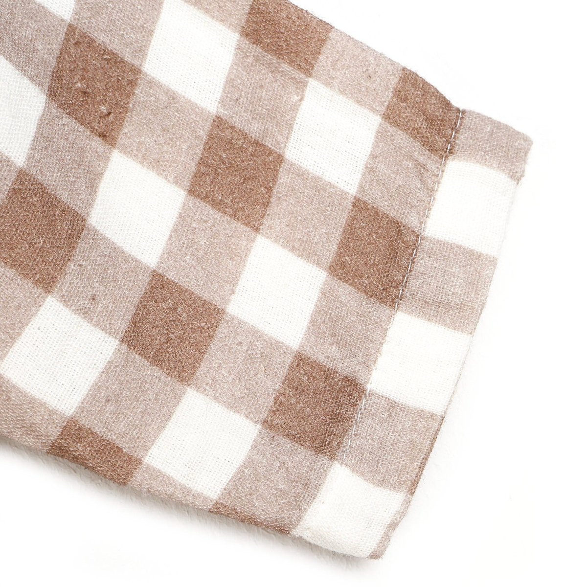 HelloBaby Newborn Muslin Overalls - Sweatshirt - Brown - mezetto ebebek ebebek