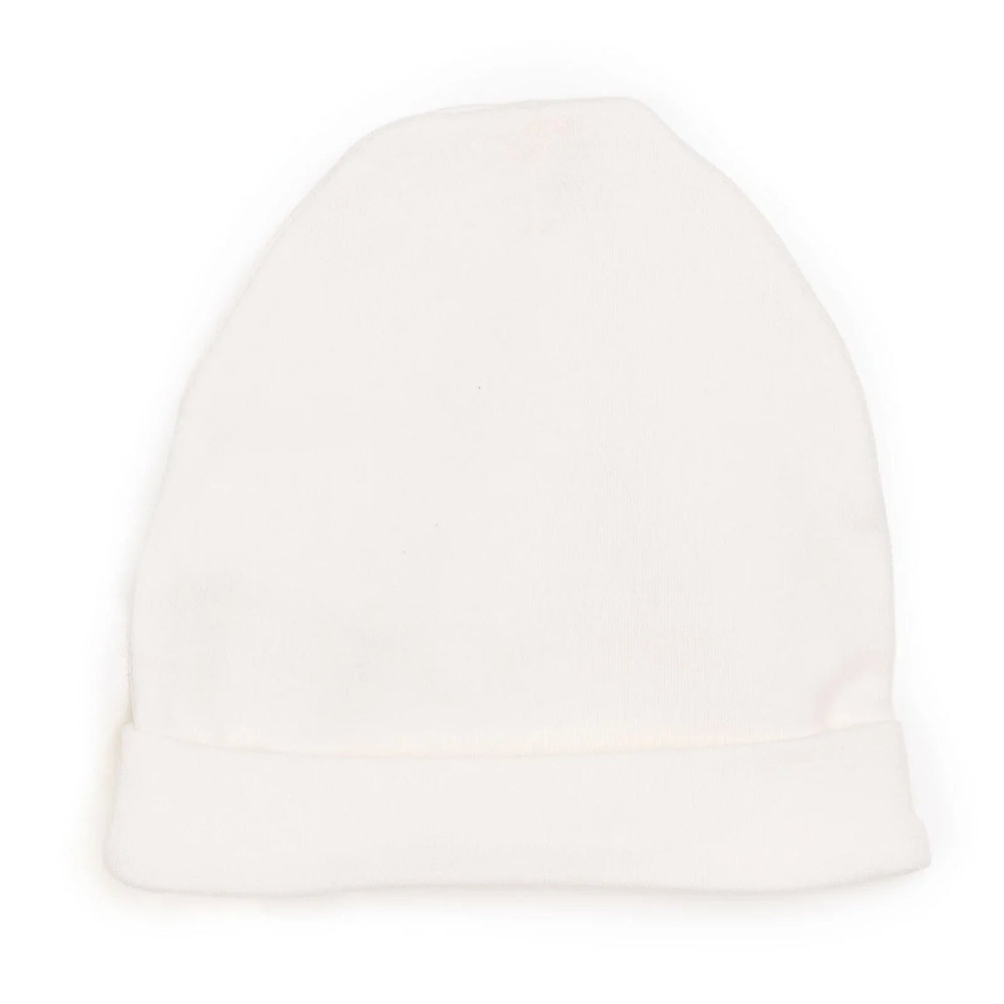 HelloBaby Newborn Organic Wrapover Top - Hat - Ecru - mezetto ebebek ebebek