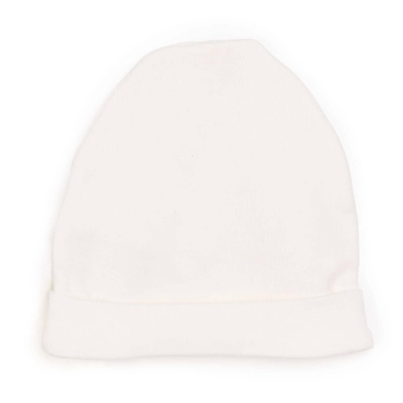 HelloBaby Newborn Organic Wrapover Top - Hat - Ecru - mezetto ebebek ebebek