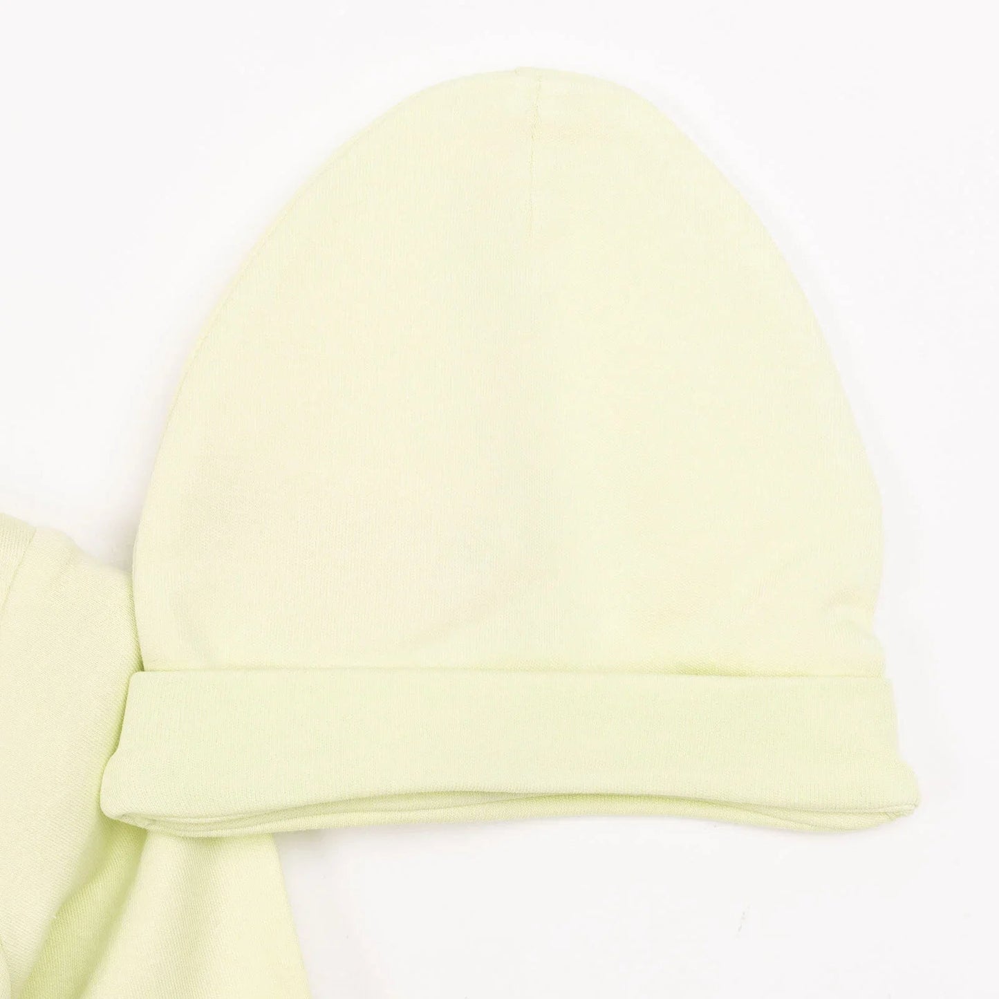 HelloBaby Newborn Organic Wrapover Top - Hat - Green - mezetto ebebek ebebek