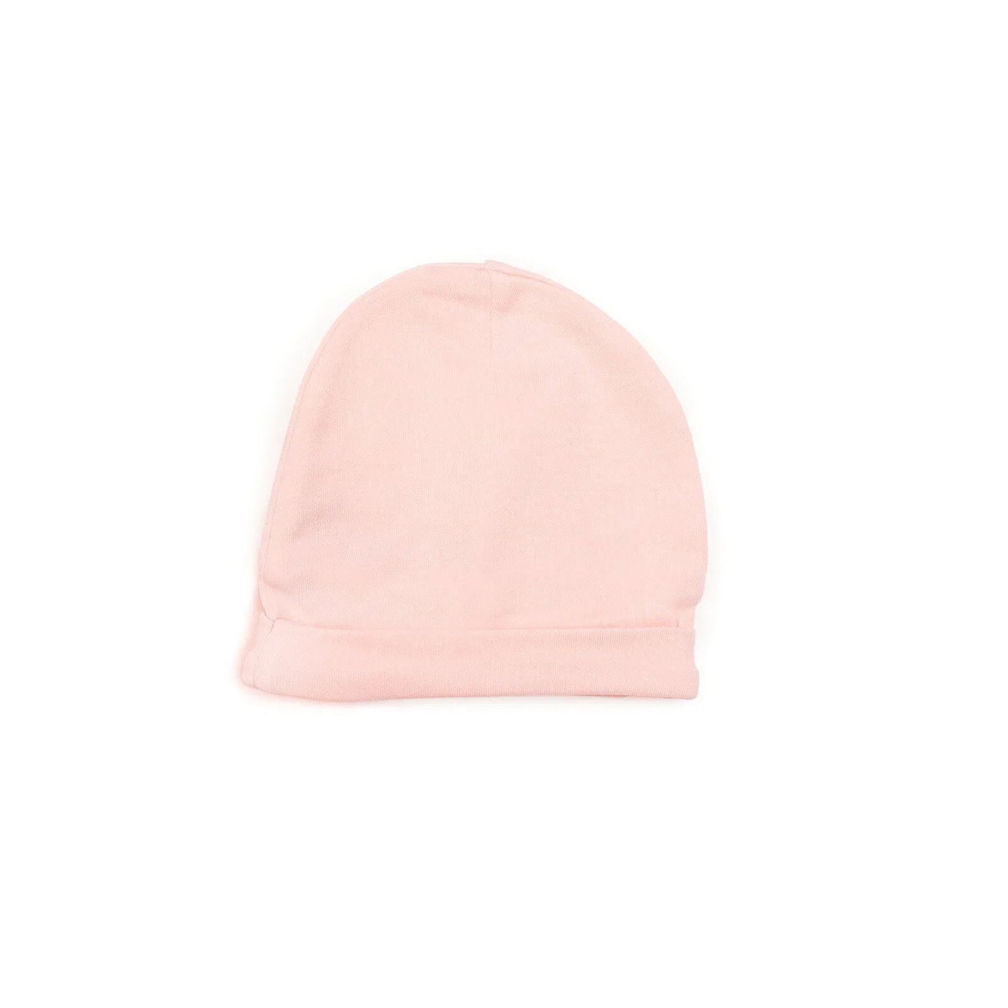 HelloBaby Newborn Organic Wrapover Top - Hat - Light Pink - mezetto ebebek ebebek