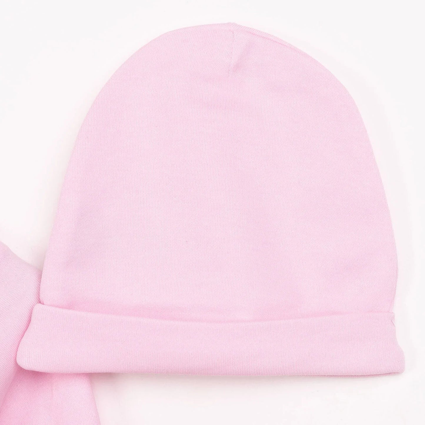HelloBaby Newborn Organic Wrapover Top - Hat - Pink - mezetto ebebek ebebek