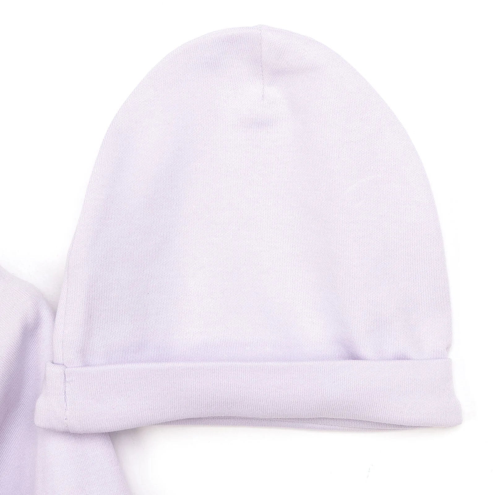HelloBaby Newborn Organic Wrapover Top - Hat - Purple - mezetto ebebek ebebek