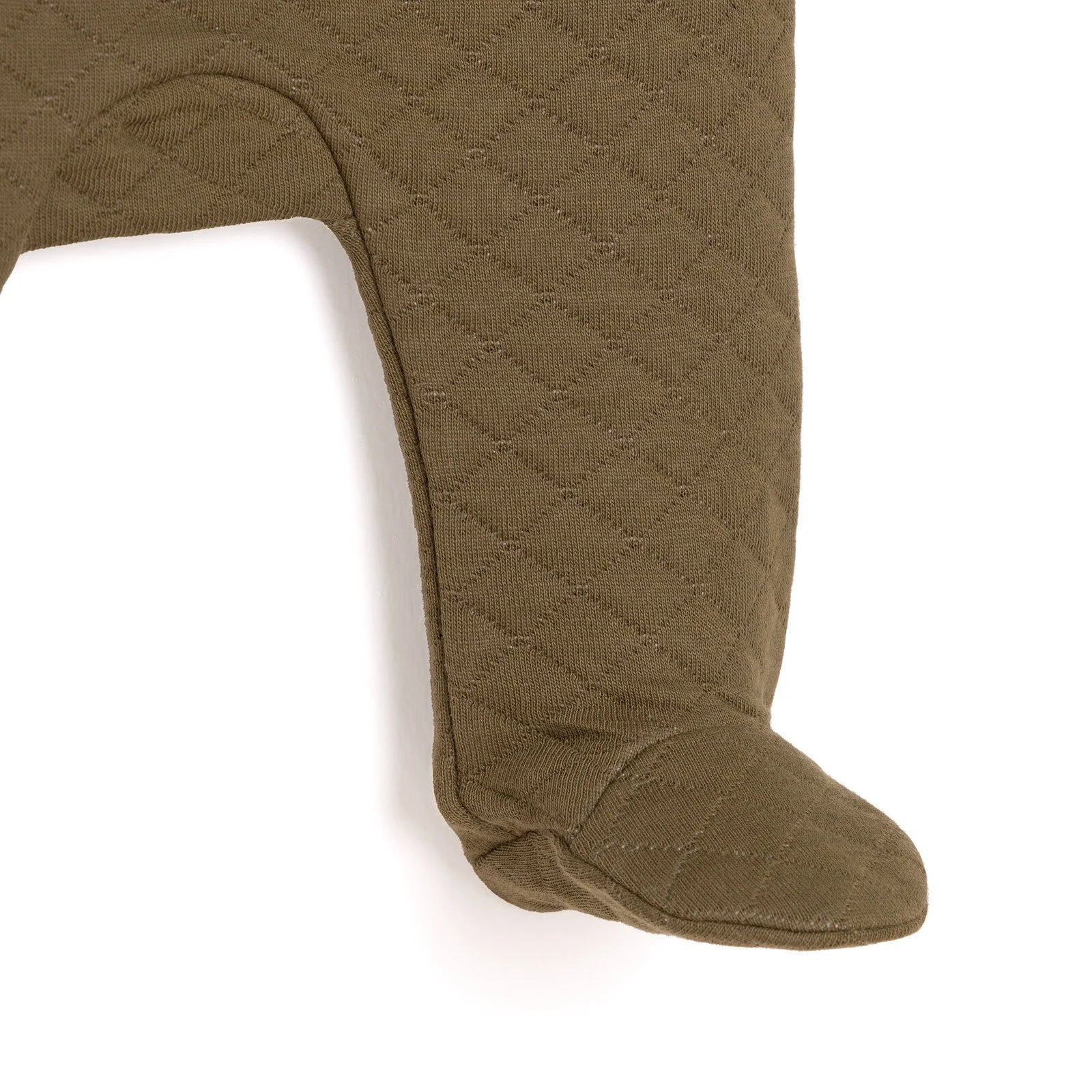 HelloBaby Newborn Quilted Sweatshirt - Footed Bottom - Green - mezetto ebebek ebebek