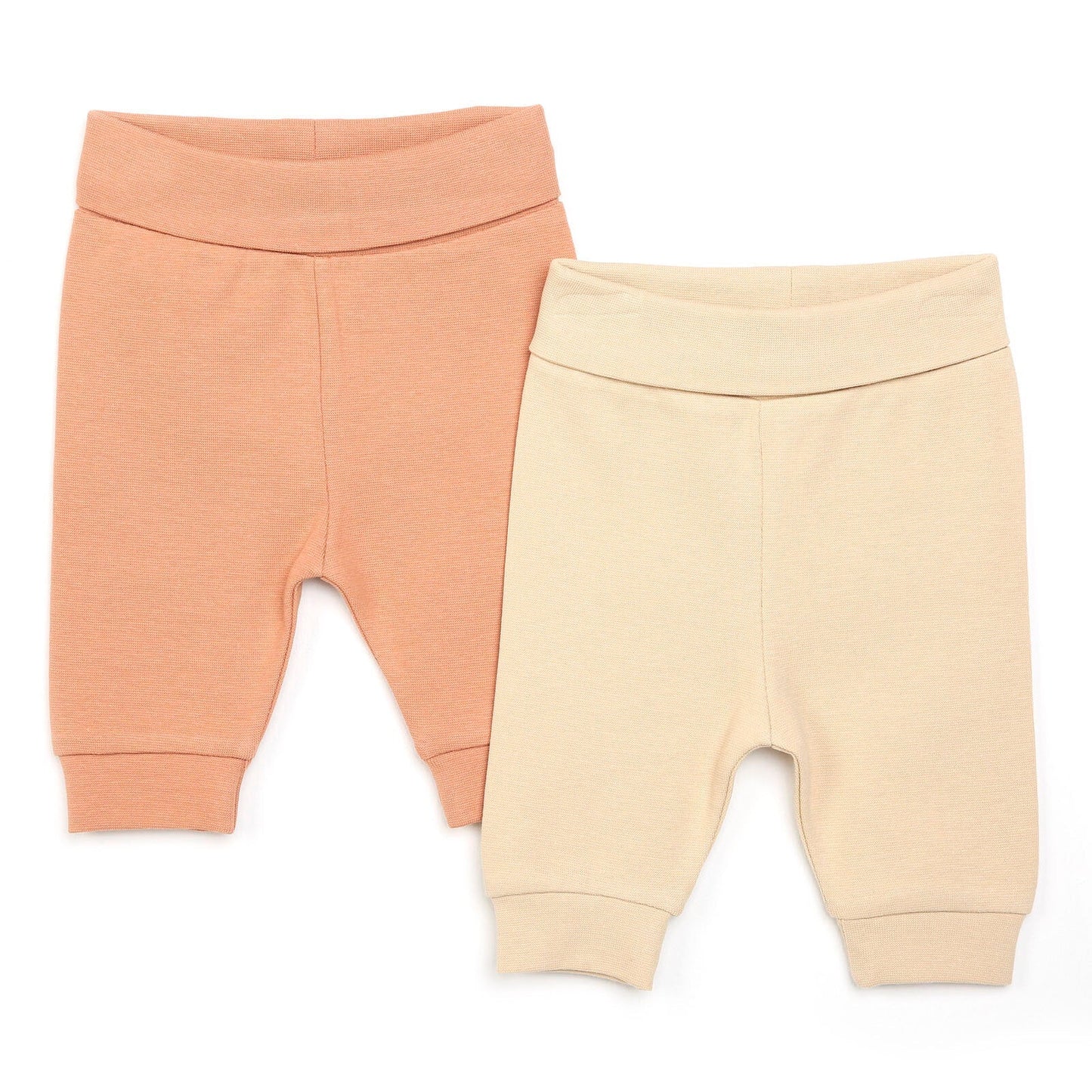 HelloBaby Newborn Relaxed Fit High Fold - Beige - mezetto ebebek ebebek
