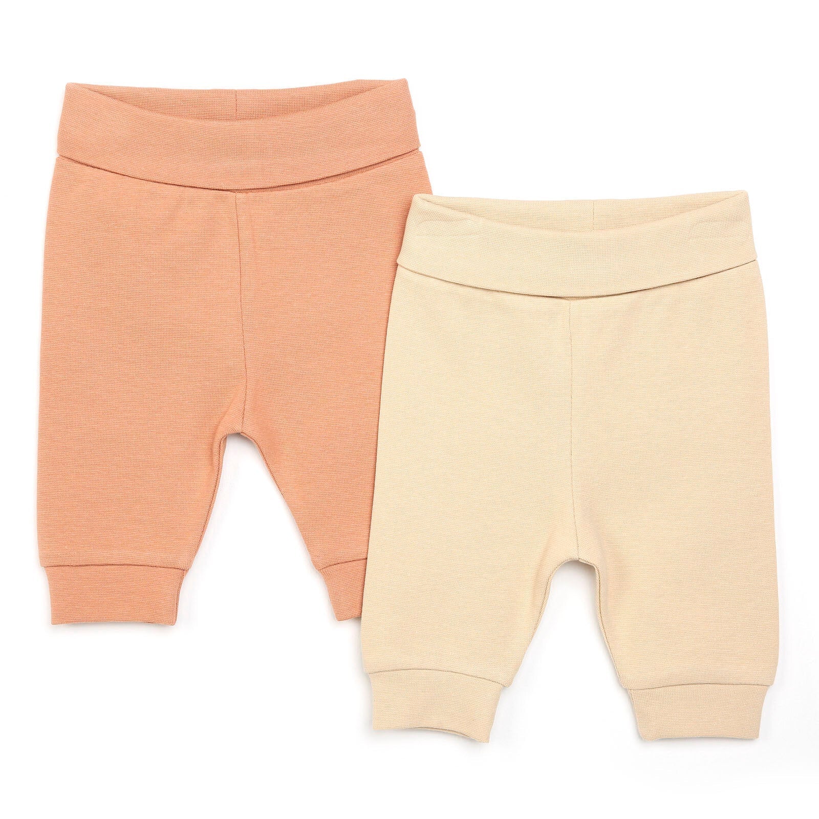 HelloBaby Newborn Relaxed Fit High Fold - Beige - mezetto ebebek ebebek