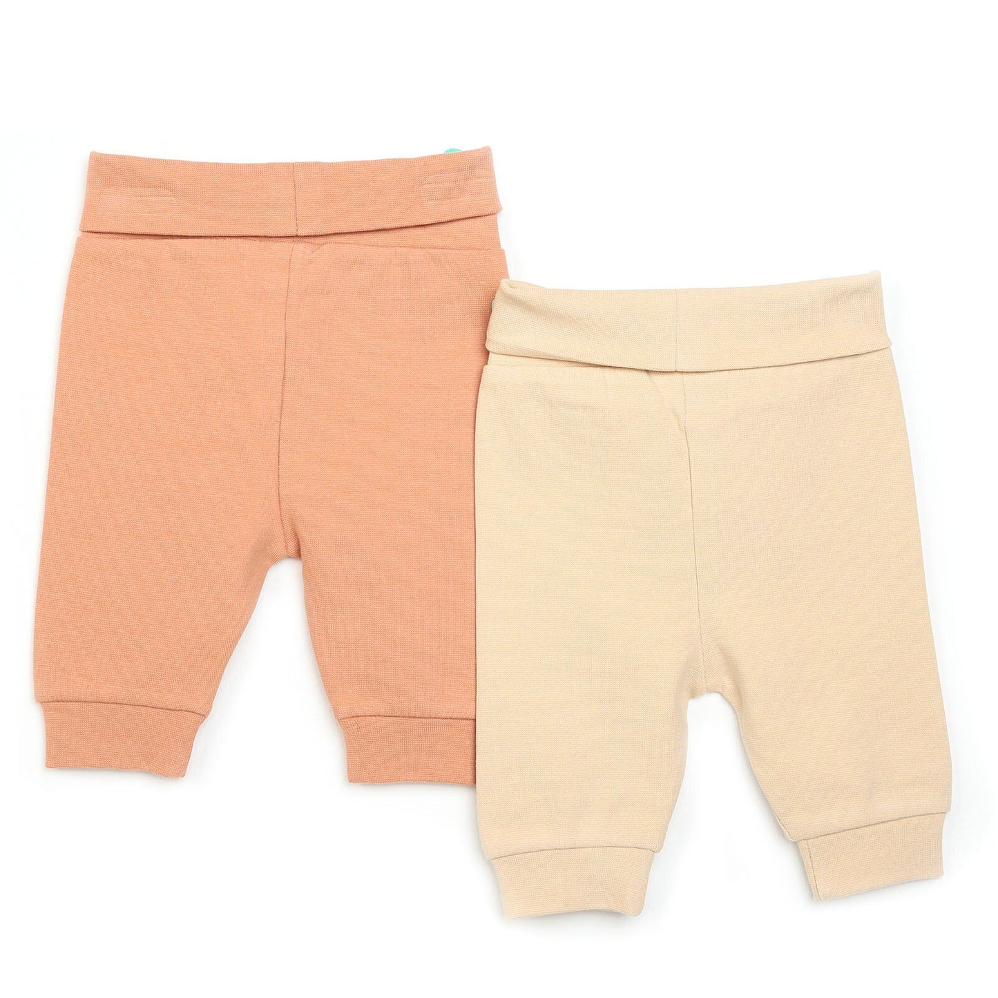 HelloBaby Newborn Relaxed Fit High Fold - Beige - mezetto ebebek ebebek
