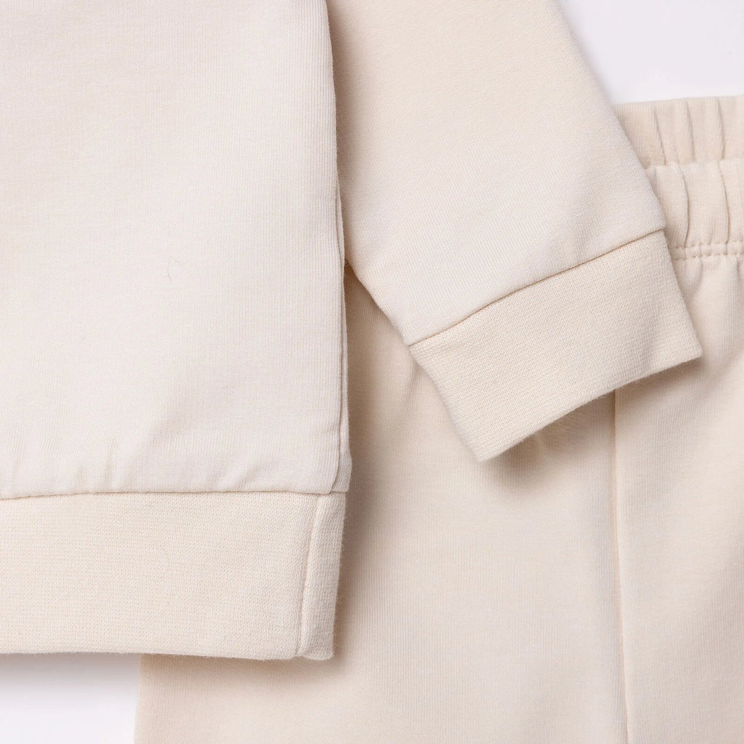 HelloBaby Newborn Sweatshirt - Footless Bottom - Beige - mezetto ebebek ebebek