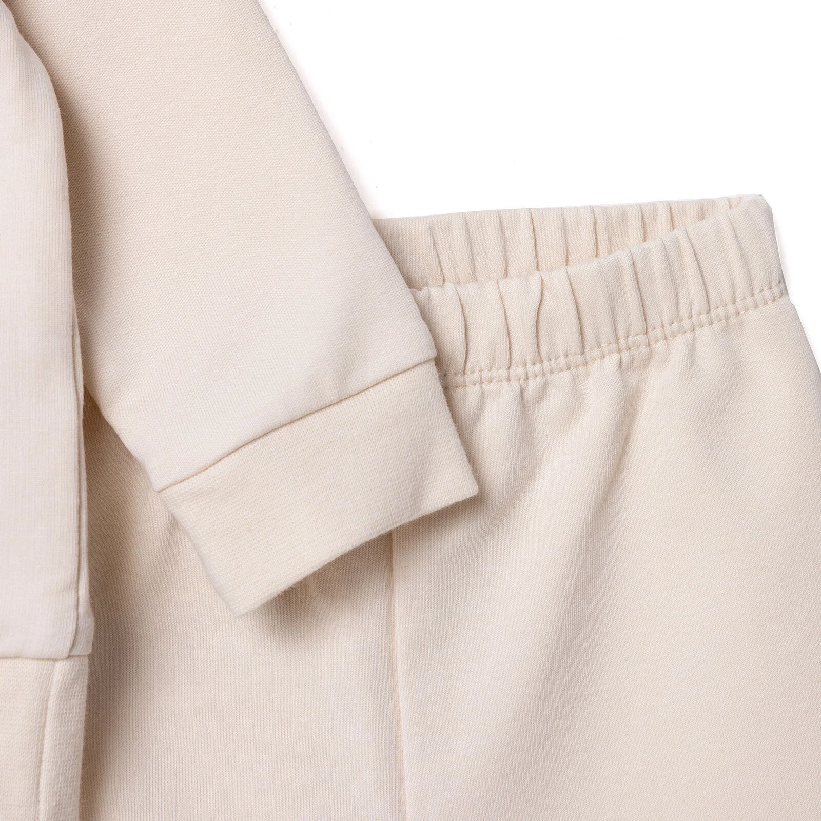 HelloBaby Newborn Sweatshirt - Footless Bottom - Beige - mezetto ebebek ebebek