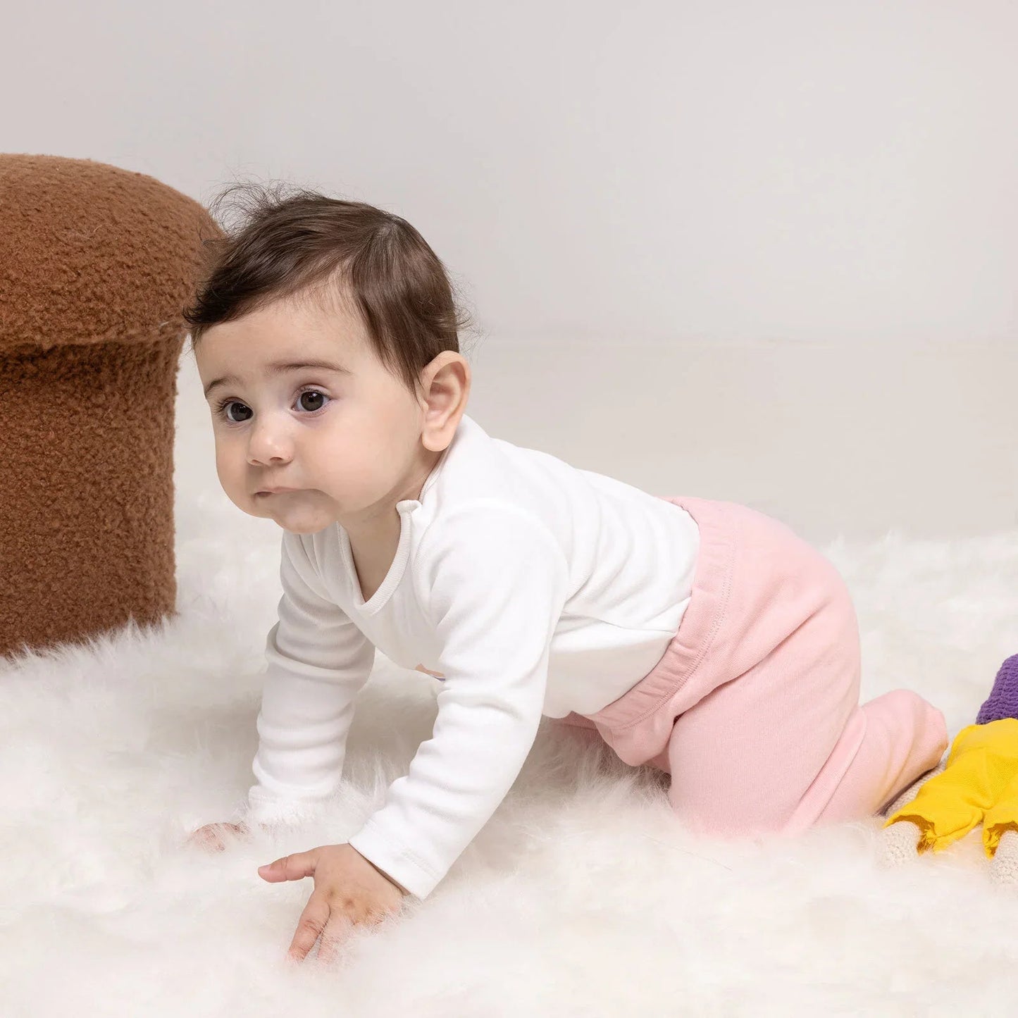 HelloBaby Newborn Unisex 4 pcs Starter Set - Light Pink - mezetto ebebek ebebek